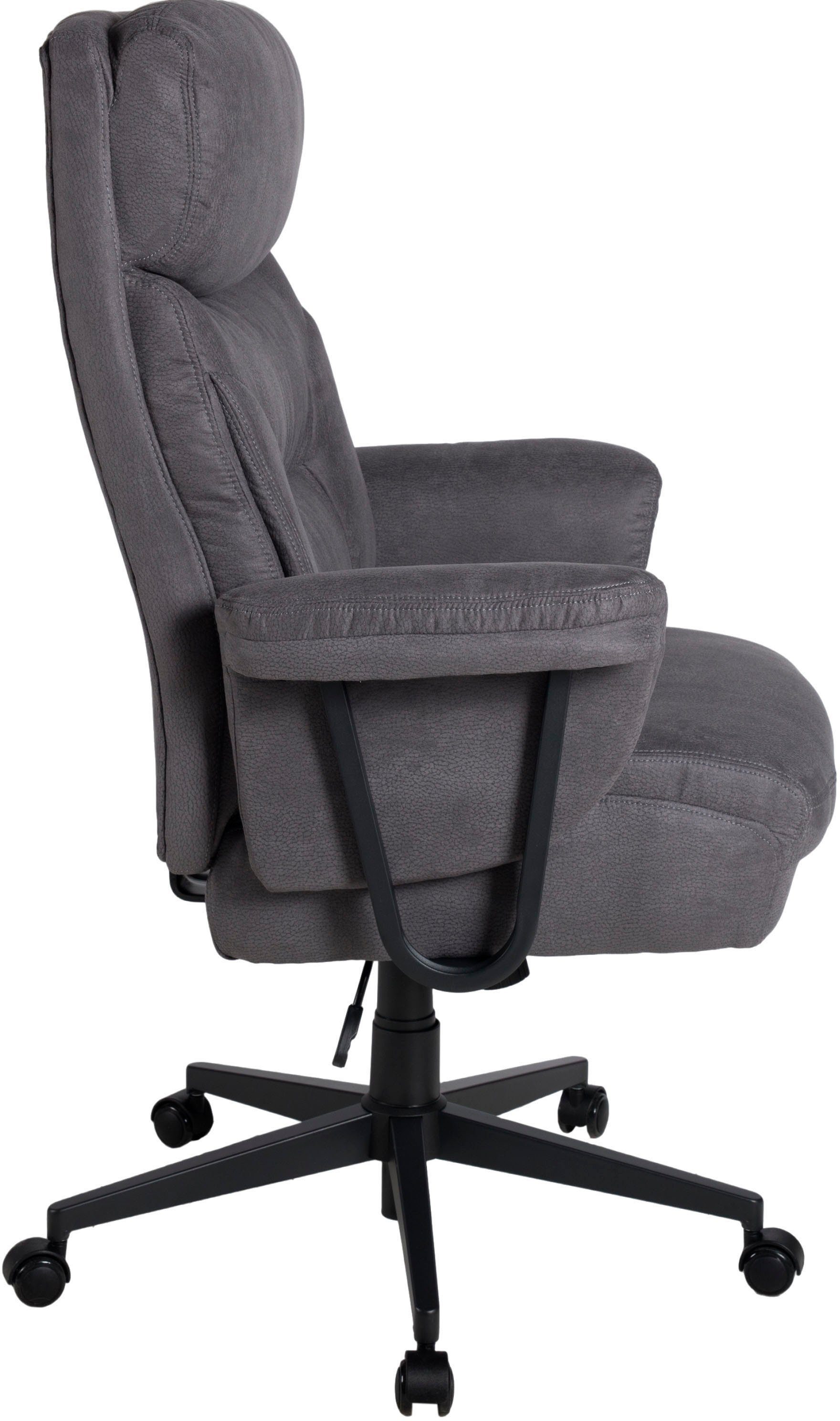 Duo Collection Bureaustoel Tiago XXL Belastbaar tot 150 kg, pocketveren kern in de zitting