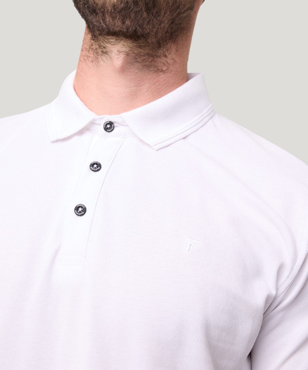 Pioneer Authentic Jeans Poloshirt met geborduurd logo