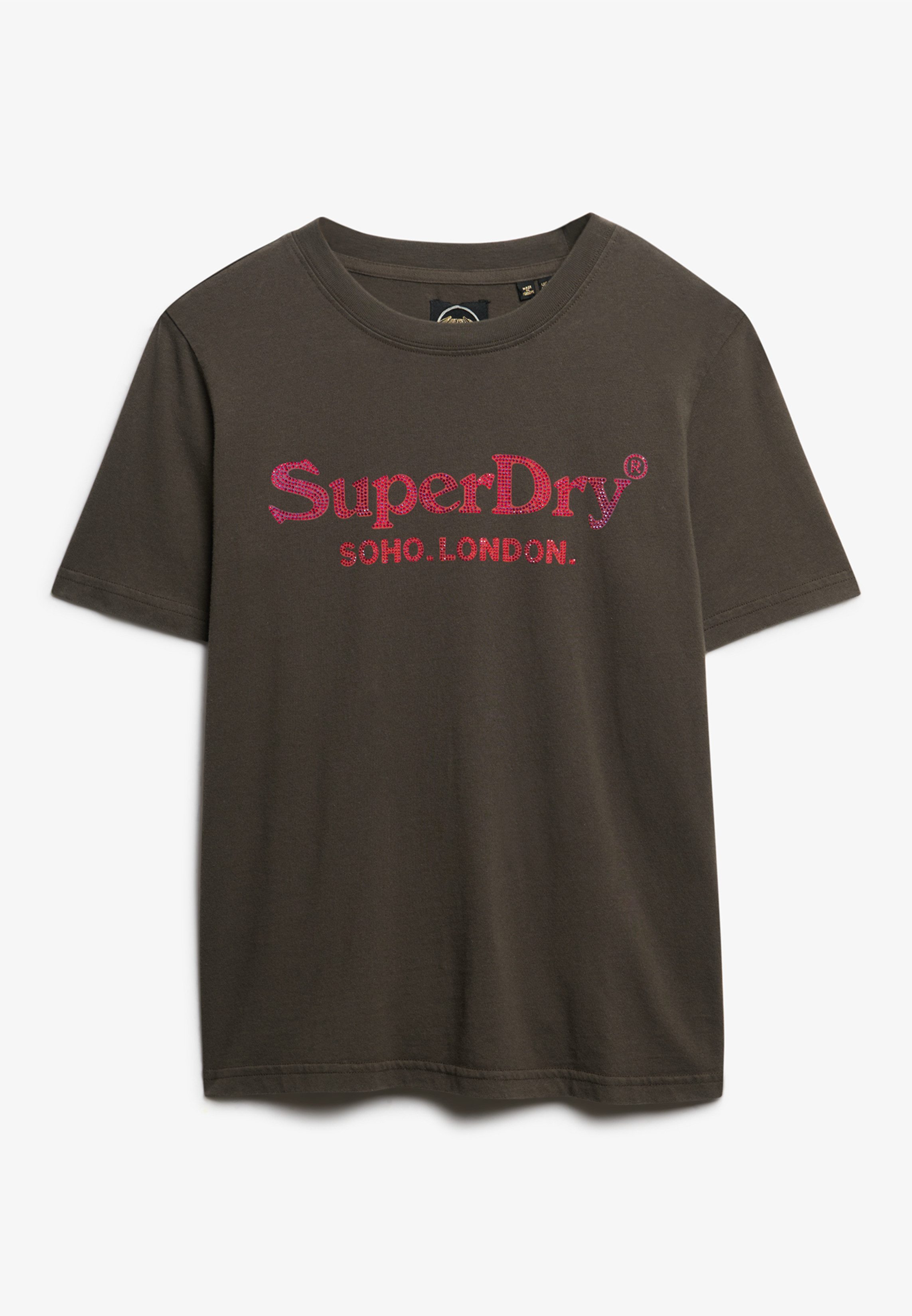 Superdry Shirt met korte mouwen VENUE METALLIC RELAXED TEE