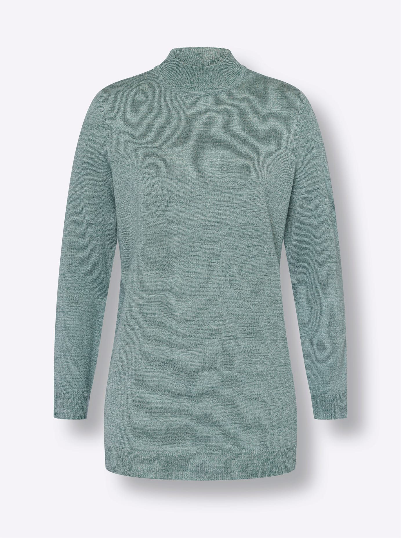 Classic Basics Trui met staande kraag Lange trui