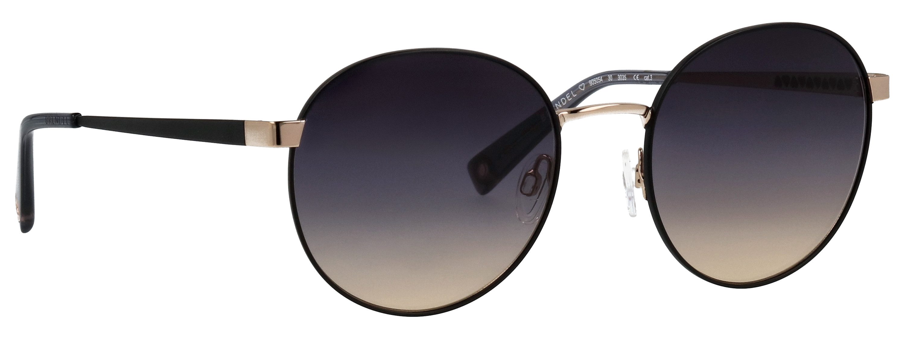 BRENDEL eyewear Zonnebril 905054 Vorm Rond, lichte verloopverkleuring, polyamide UV 400