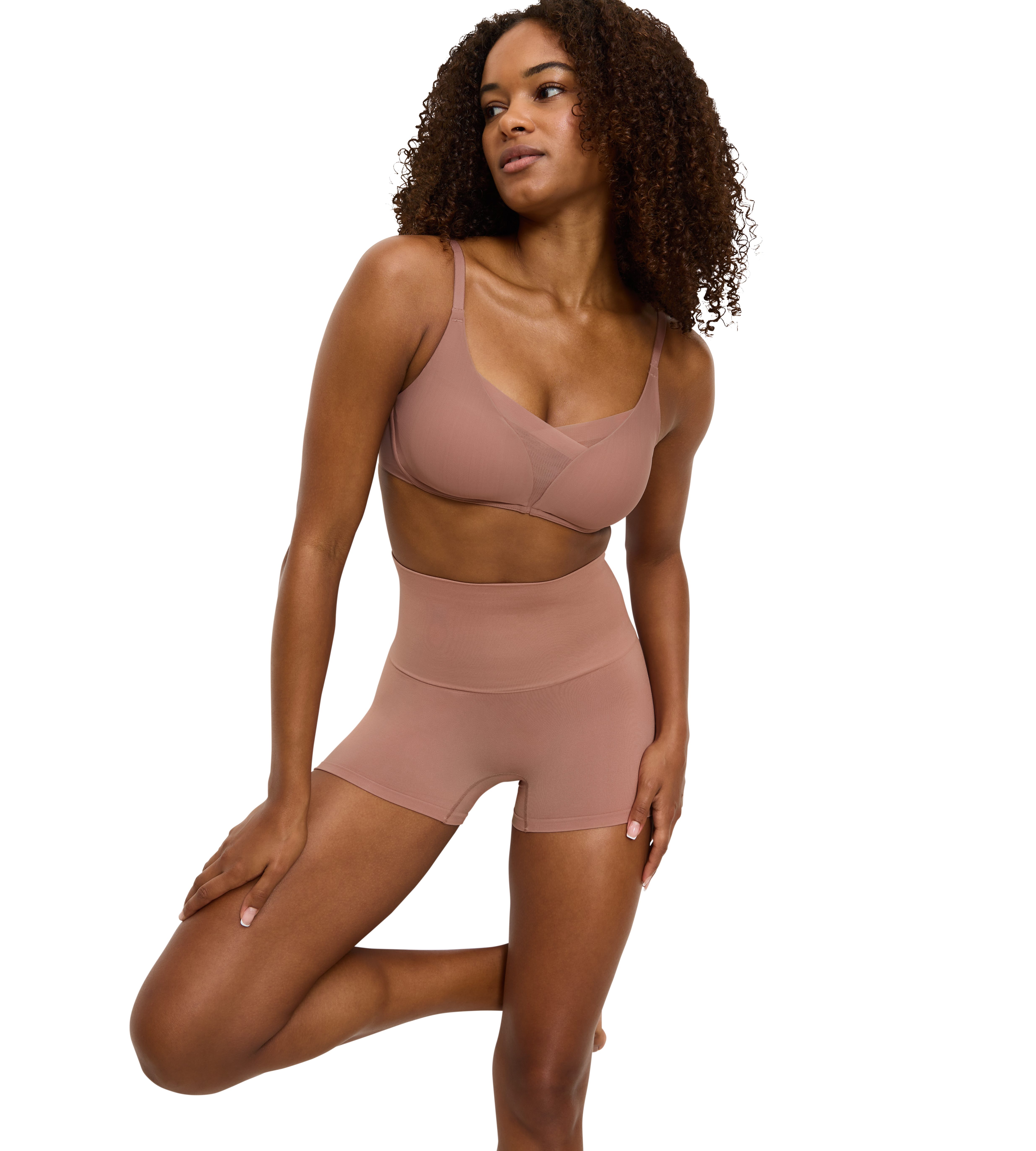 Triumph Shapingpants Soft Sculpt Bandeau Short dames slips maat 42 bruin