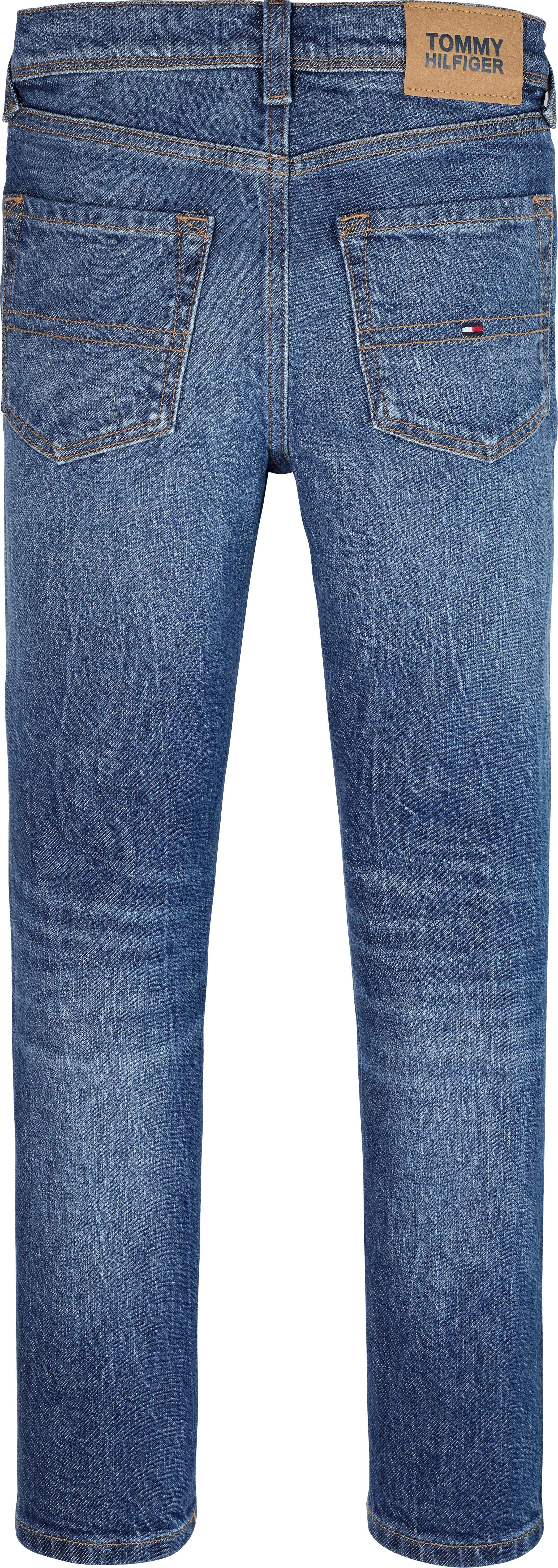 Tommy Hilfiger Straight jeans SCANTON Y met logo-borduursels, badge