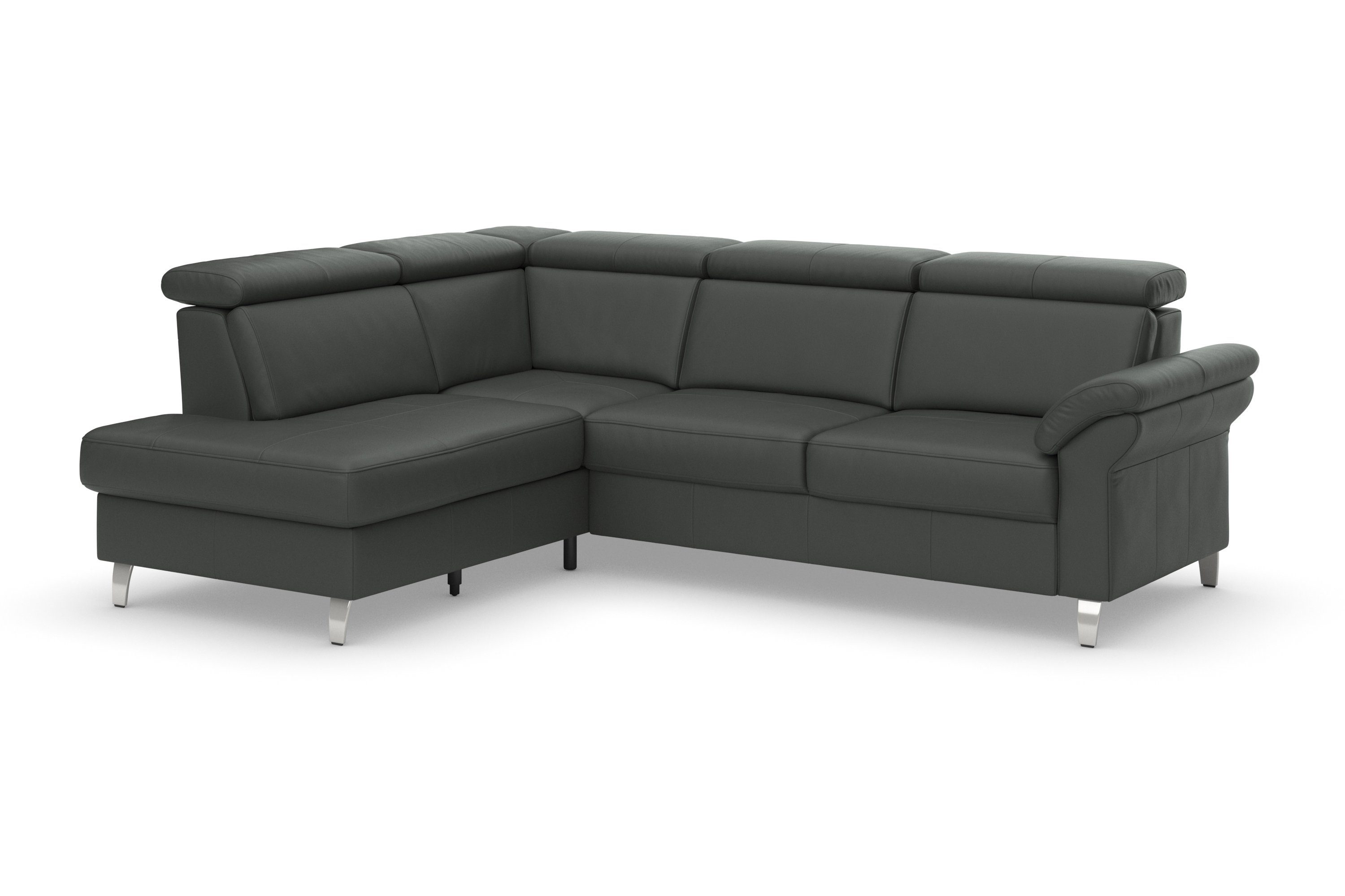 sit&more Hoekbank Arngast L-vorm met verstelbare hoofdsteun en binnenvering
