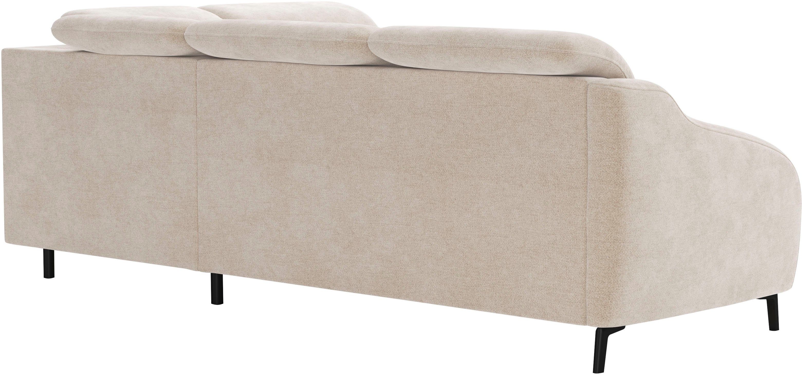 sit&more Hoekbank Blues L-vorm naar keuze met klaptafel en usb
