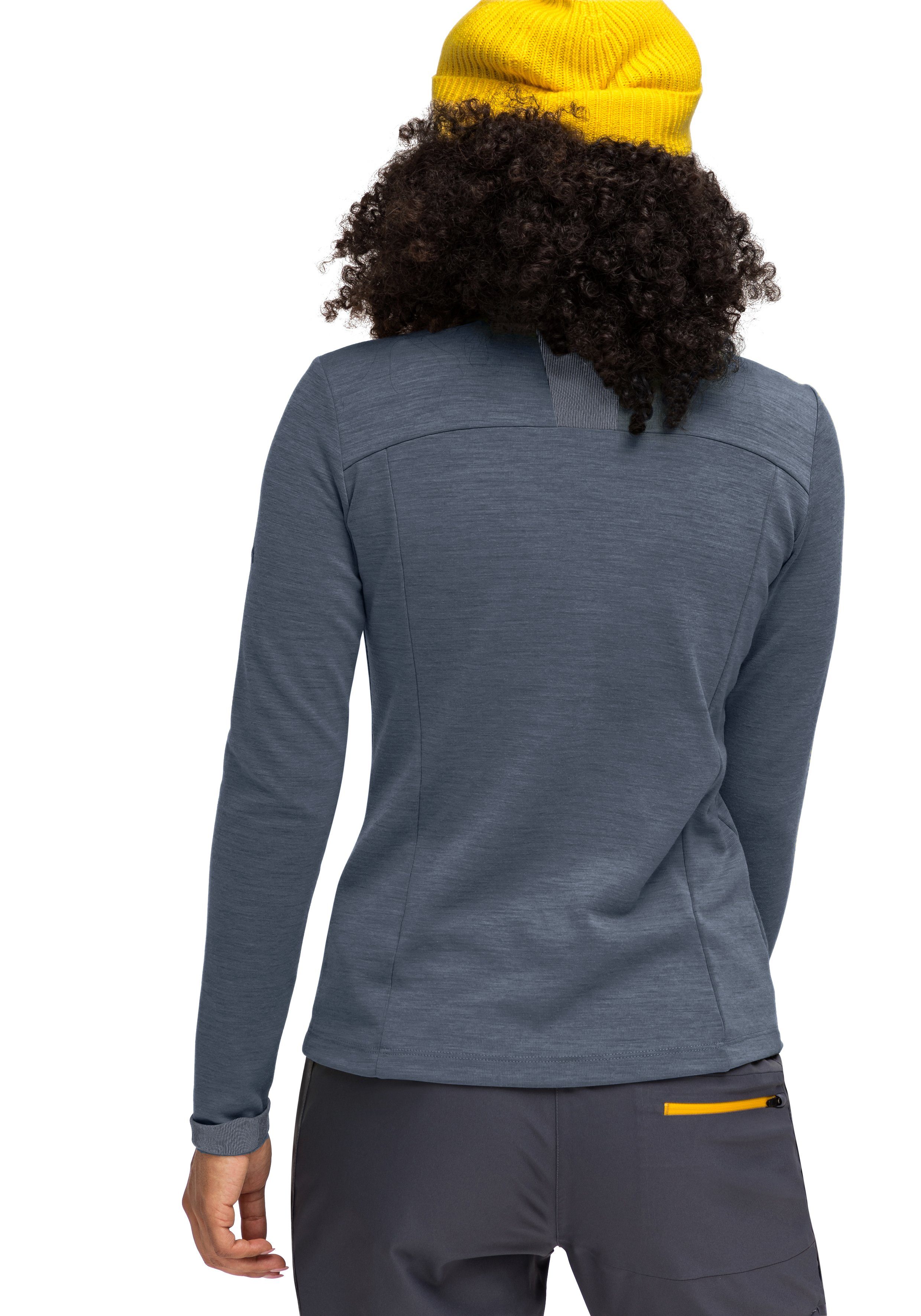 Maier Sports Functioneel shirt Skutvik W Midlayer-jack voor dames, ideaal voor outdoor-activiteiten