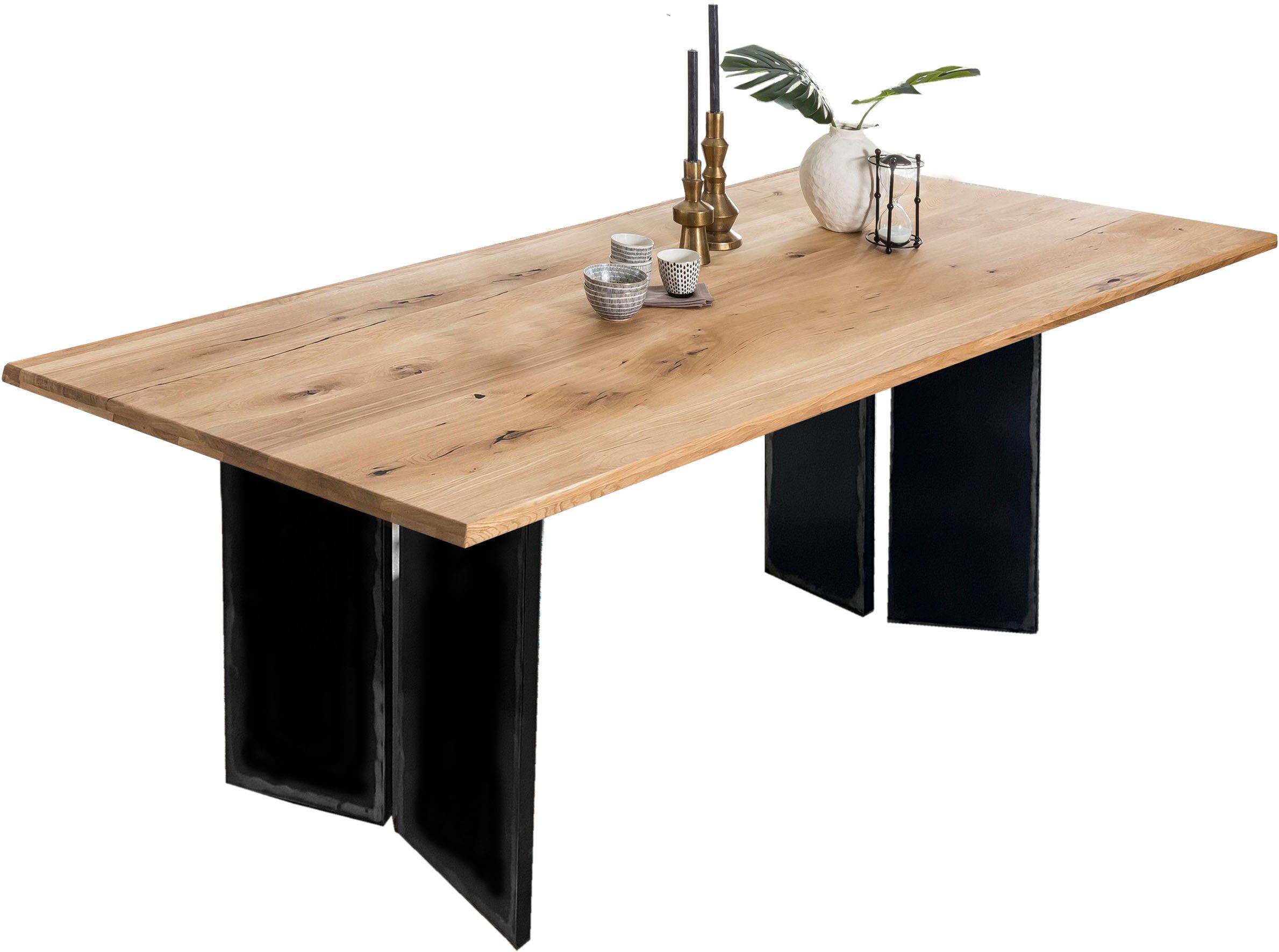 INOSIGN Eettafel Frame in used look (1 stuk) eettafels beige