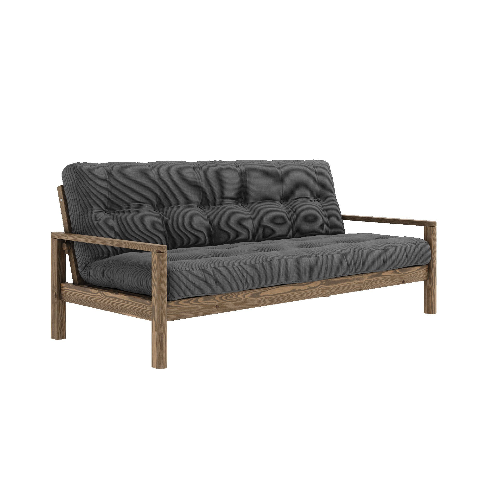 Karup Slaapbank Knob met futonmatras, verschillende kleuren, fsc®-gecertificeerd, dennenhout