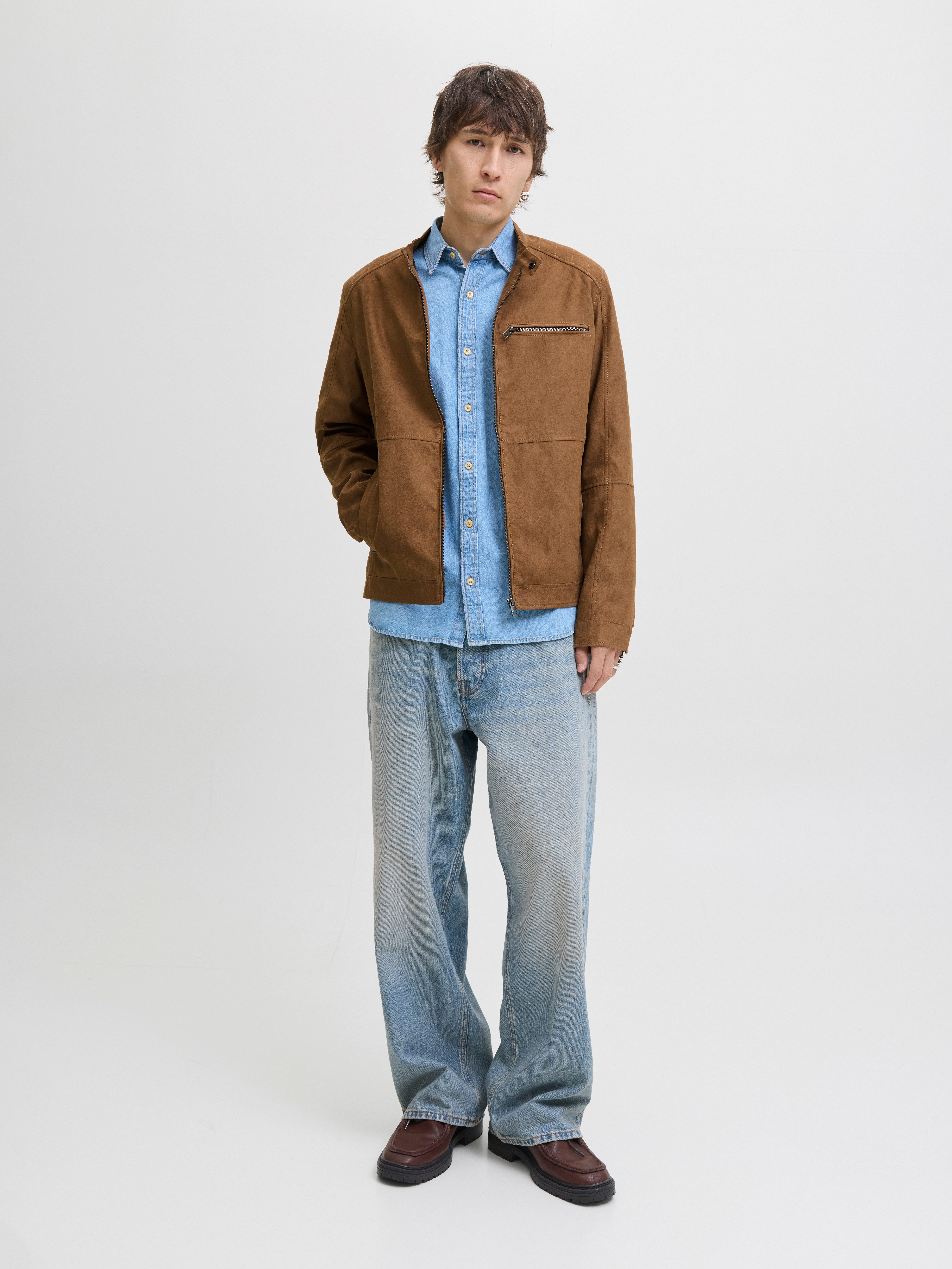 Jack & Jones Bikerjack JJEDYLAN met waterafstotende functie