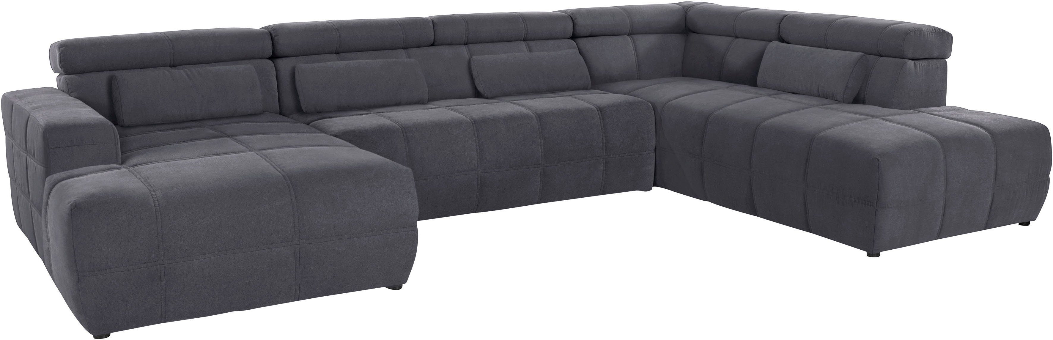 DOMO collection Zithoek Brandon, keuze met zitdiepteverstelling, inclusief lendensteun