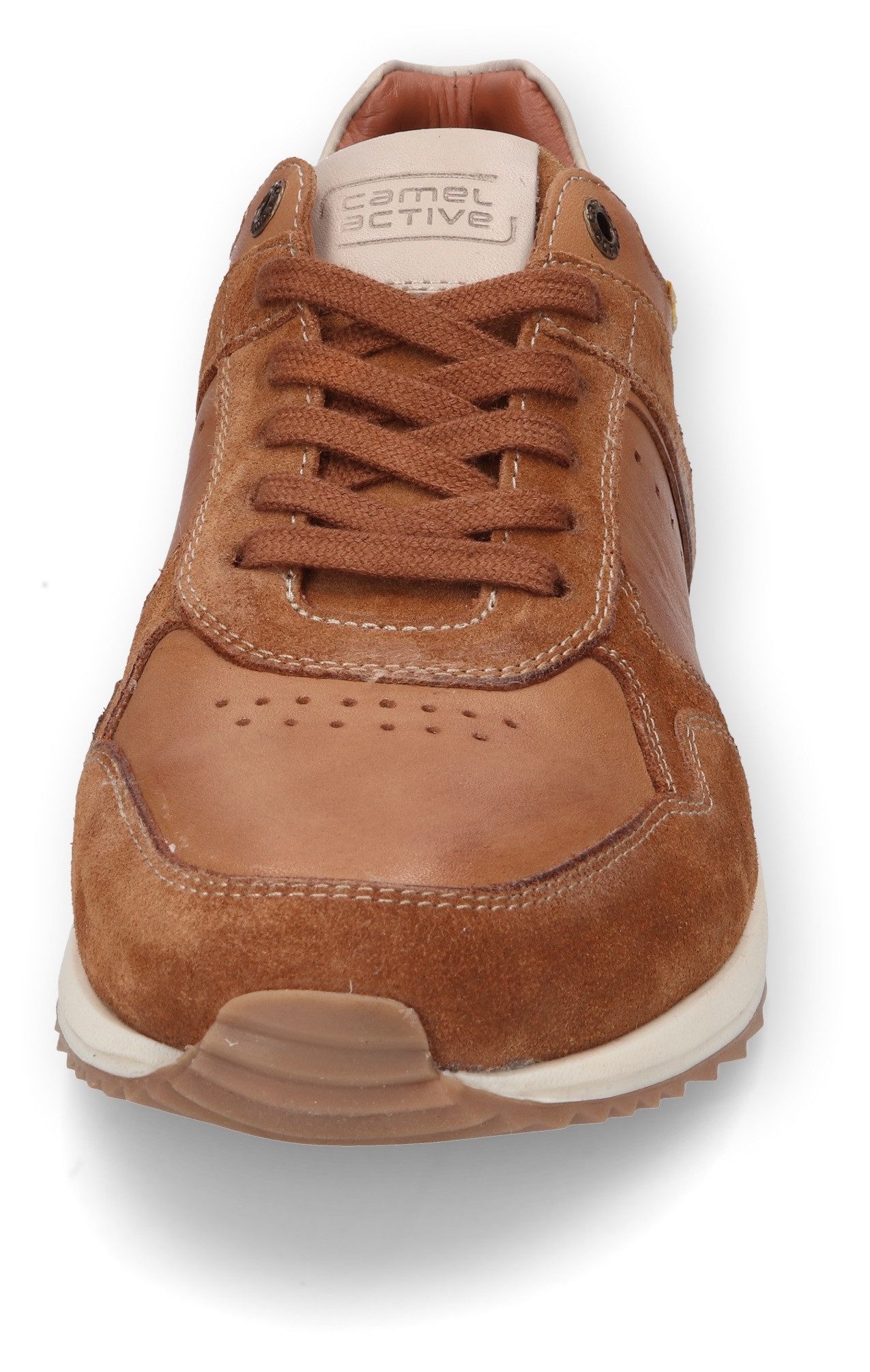 camel active Sneakers , runner sneaker, veterschoen, vrijetijdsschoen met leren voering