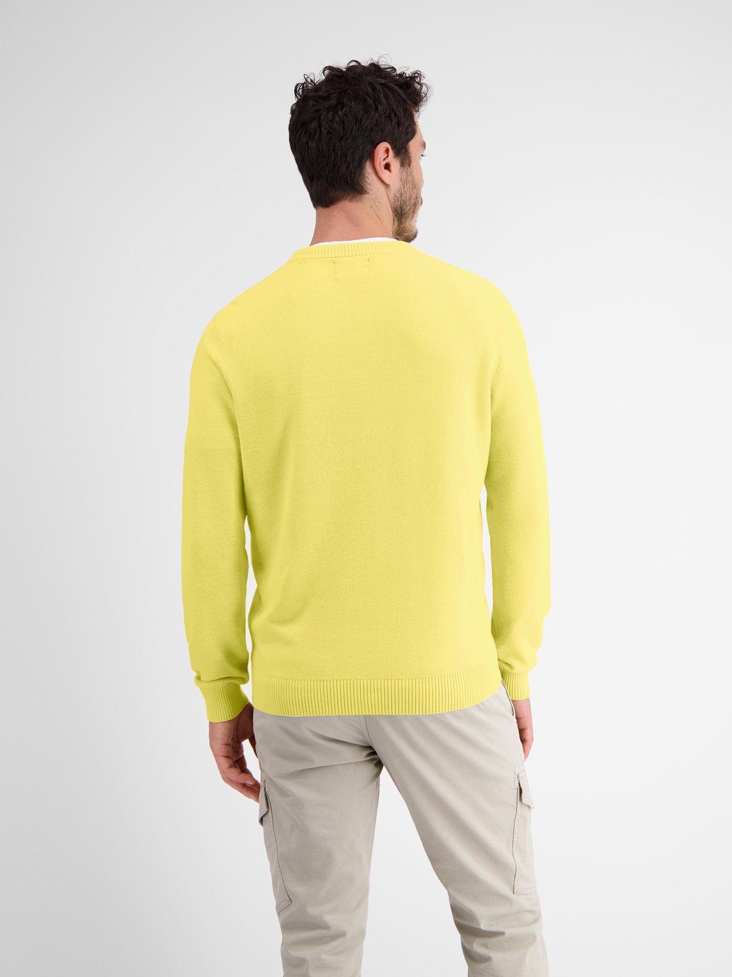 Lerros Gebreide trui LERROS crewneck gebreide pullover