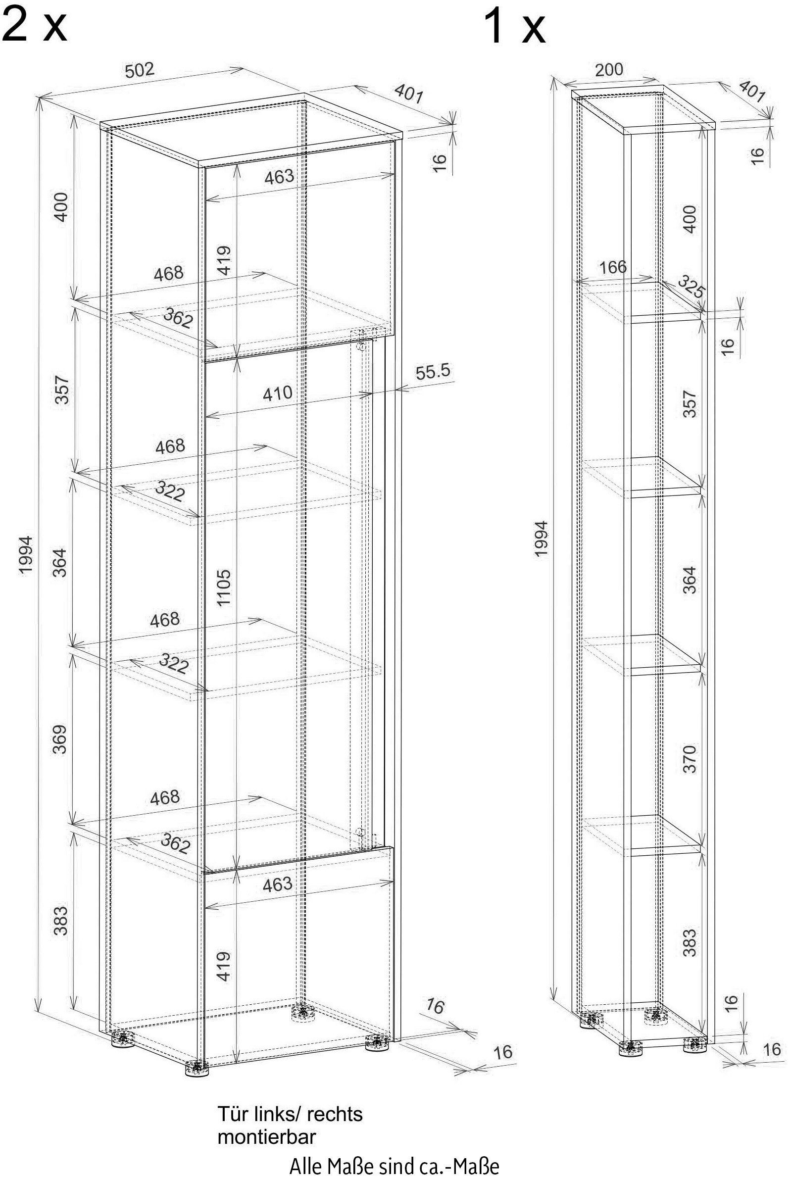 INOSIGN Set kantoormeubelen City/Giron (set, 3-delig)