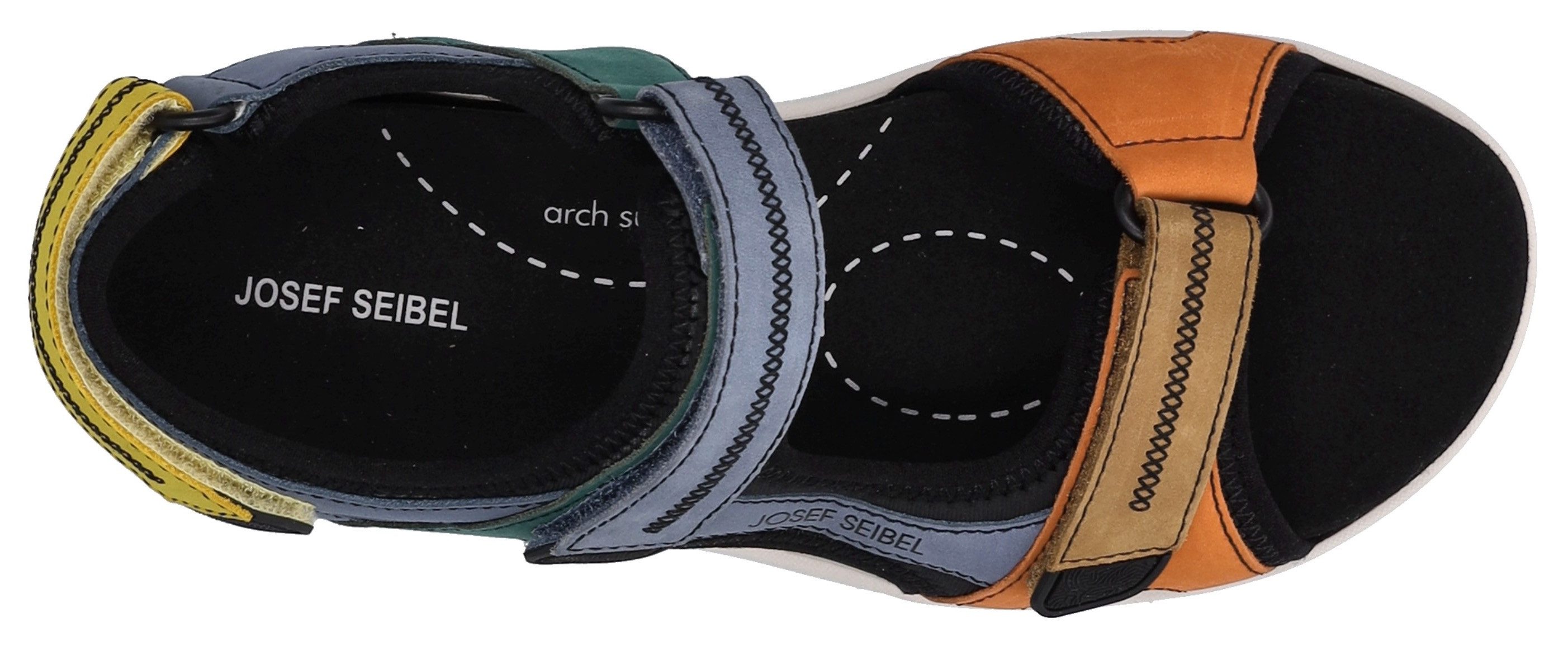 Josef Seibel Sandalen Estelle 02 , trekking sandaal, outdoorschoen met verstelbare klittenbandsluitingen
