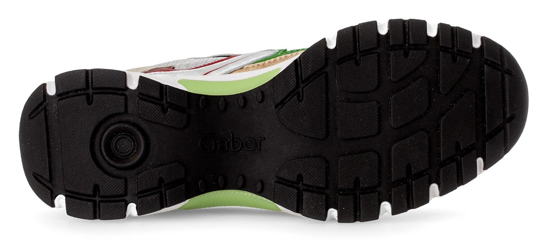 Gabor Sneakers met sleehak Florence , vrijetijdsschoen, lage schoen, veterschoen in comfortwijdte g (= breed)