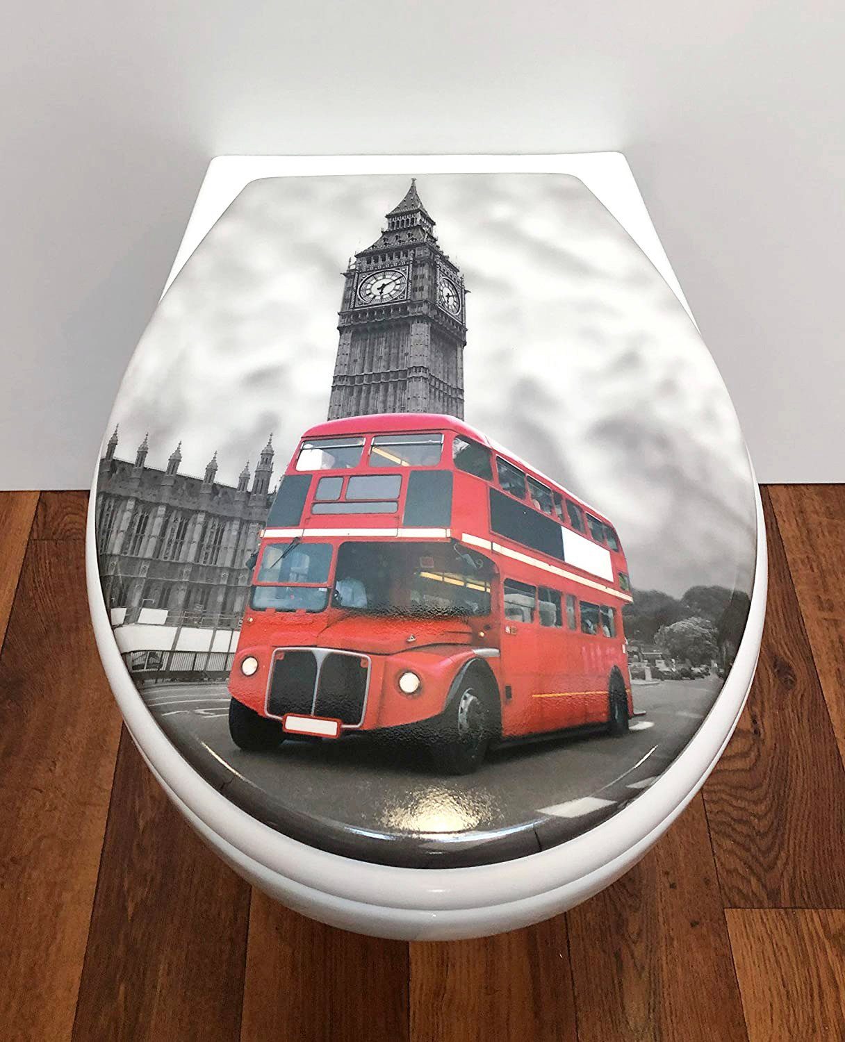 ADOB Toiletzitting Big Ben Soft-closemechanisme, voor het schoonmaken afneembaar