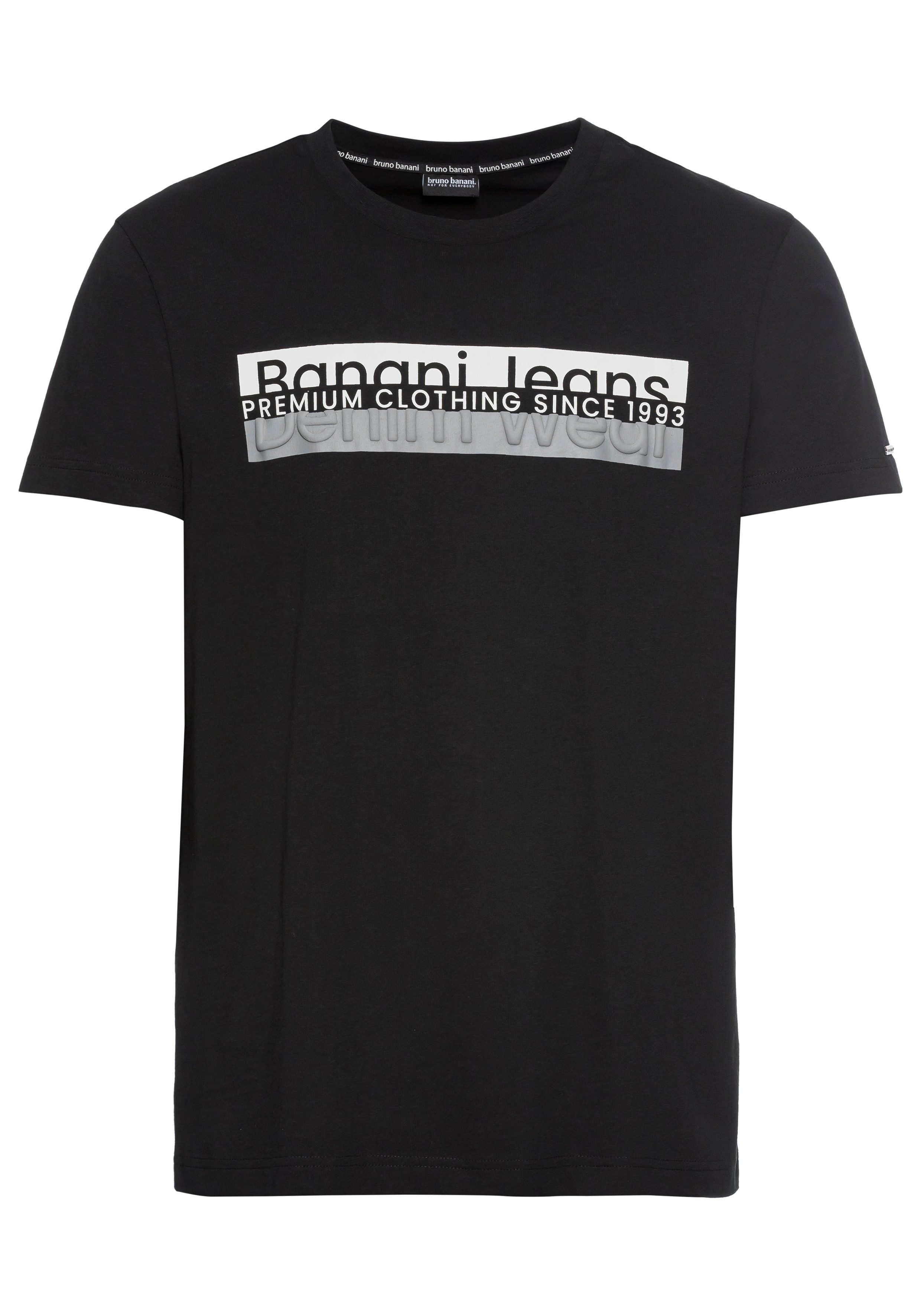 Bruno Banani T-shirt met modieuze frontprint