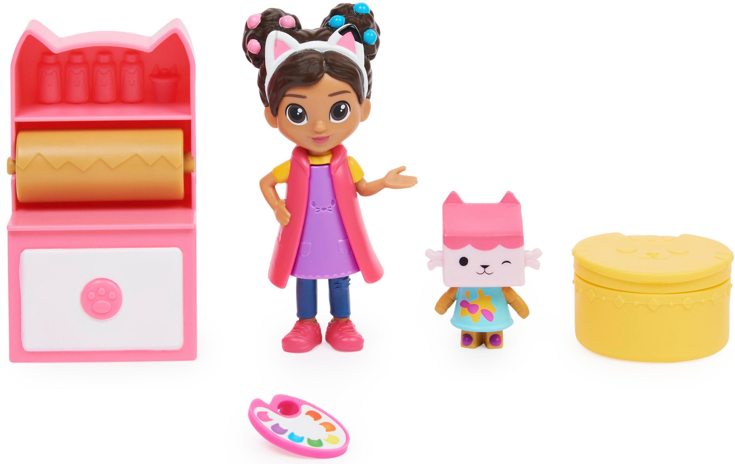 Spin Master Speelwereld Gabby's Dollhouse - CAT-tivity set – knutselset met baby box