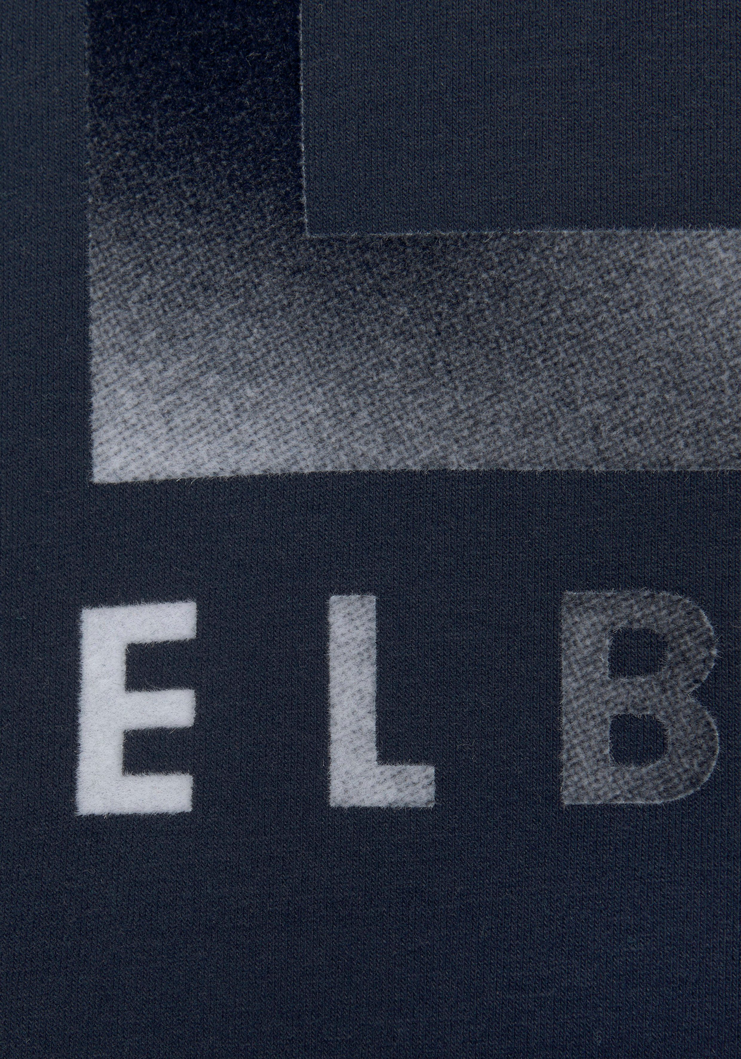 Elbsand Sweatshirt Fionni met grote logoprint, sportief-casual