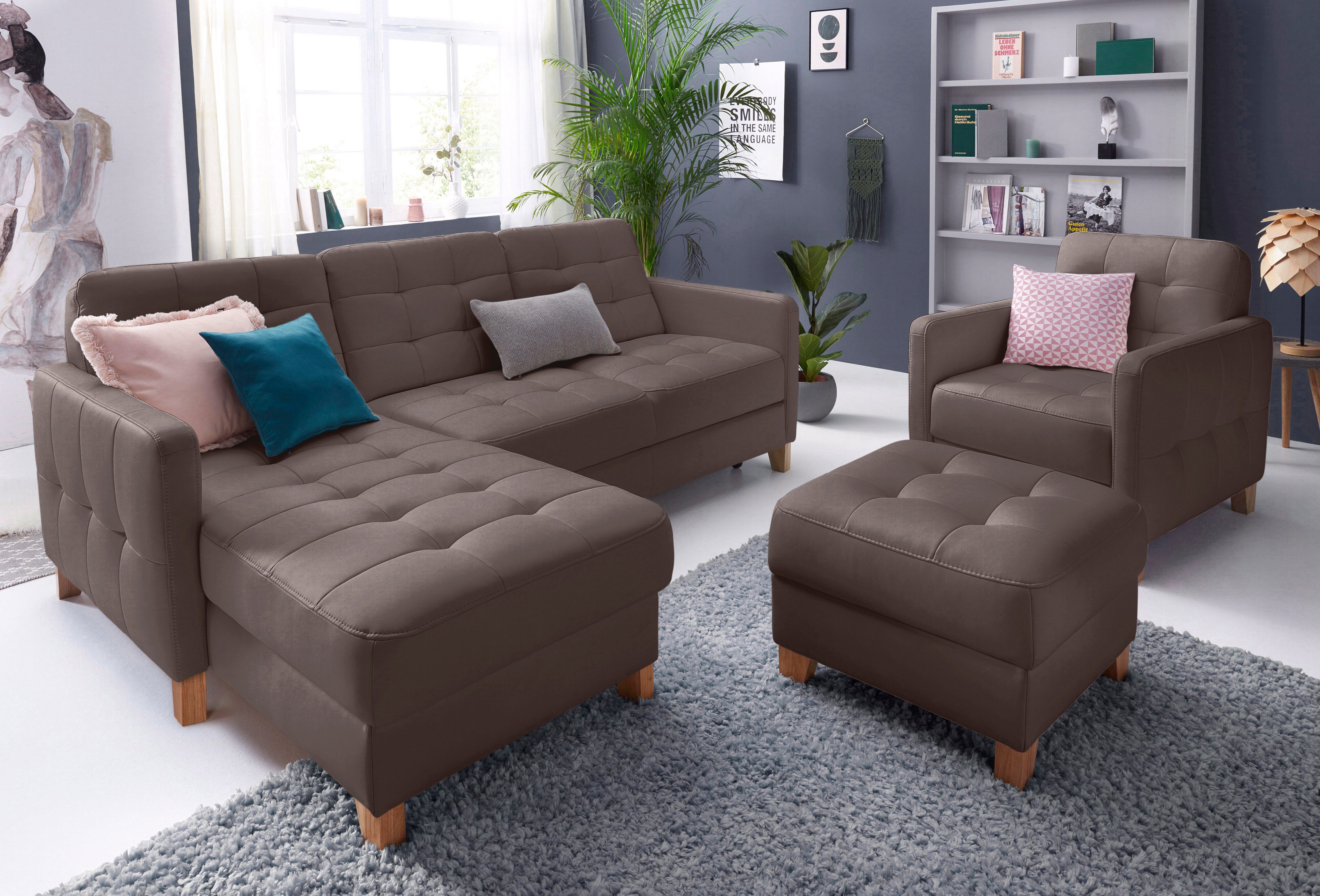 exxpo sofa fashion Hoekbank optioneel met bedfunctie