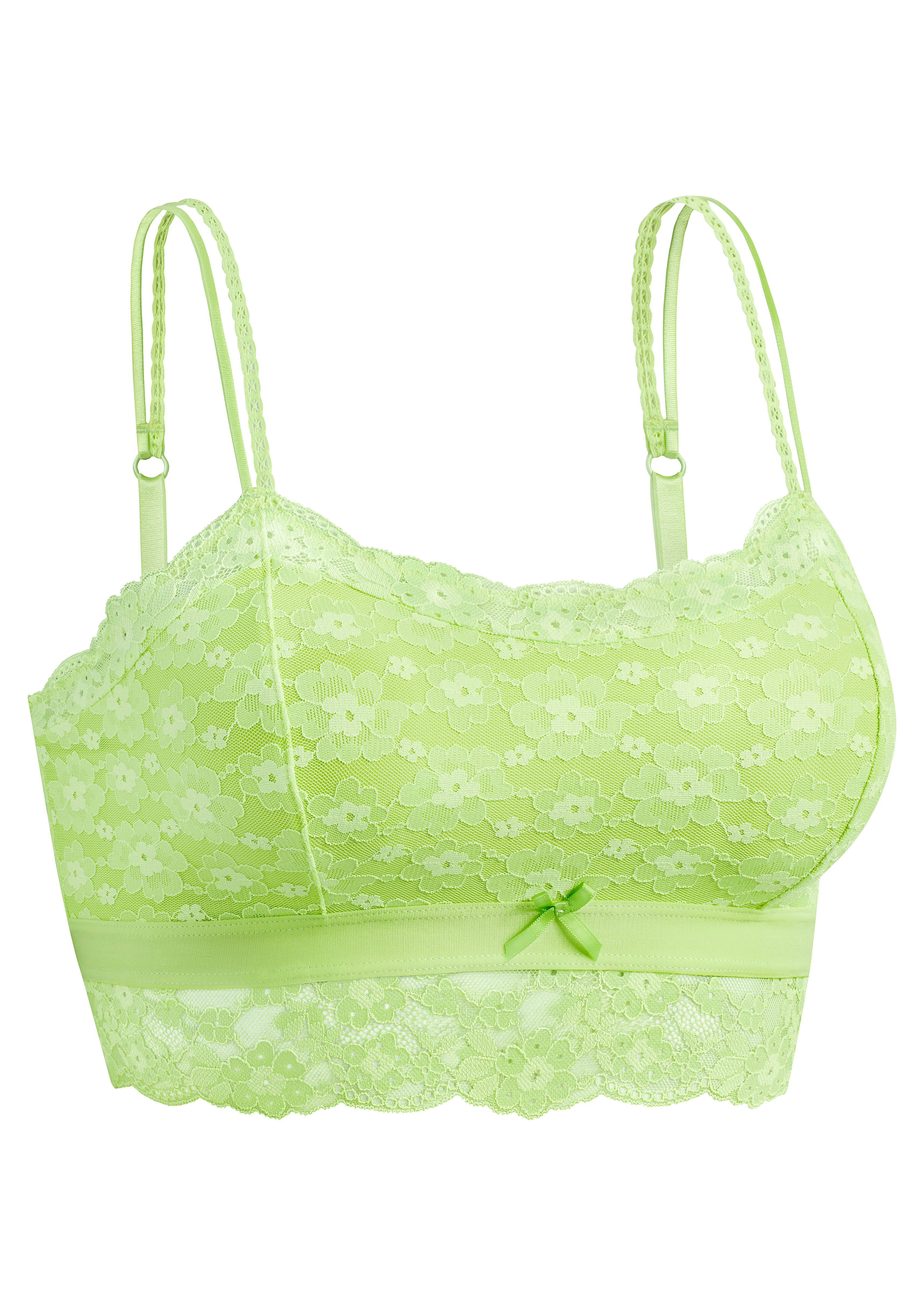 Vivance Bralette-bh van bloemige kant in lichte lange vorm, sexy lingerie
