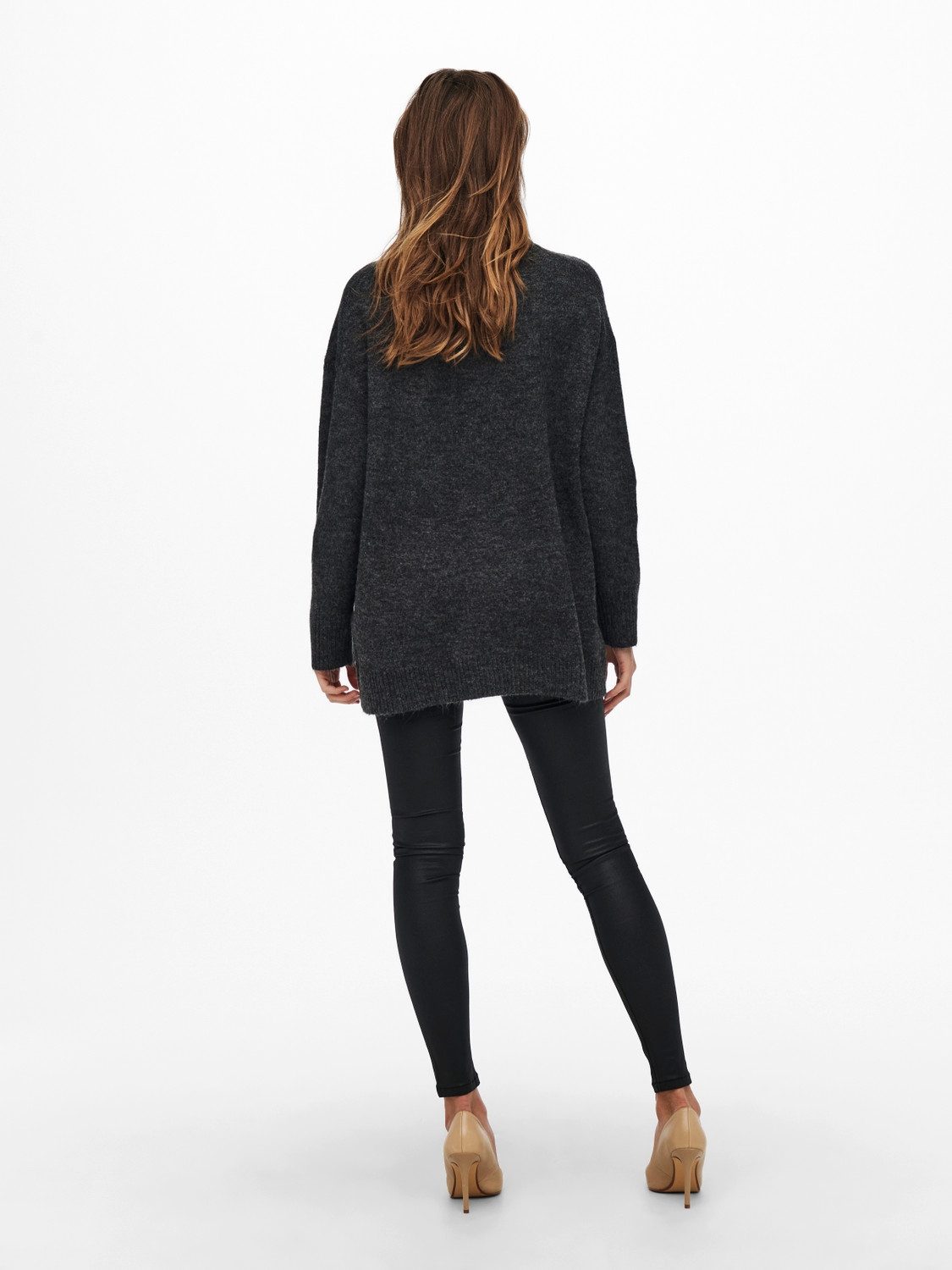 Only Gebreide trui ONLSILJA L/S LOOSE PULLOVER EX KNT