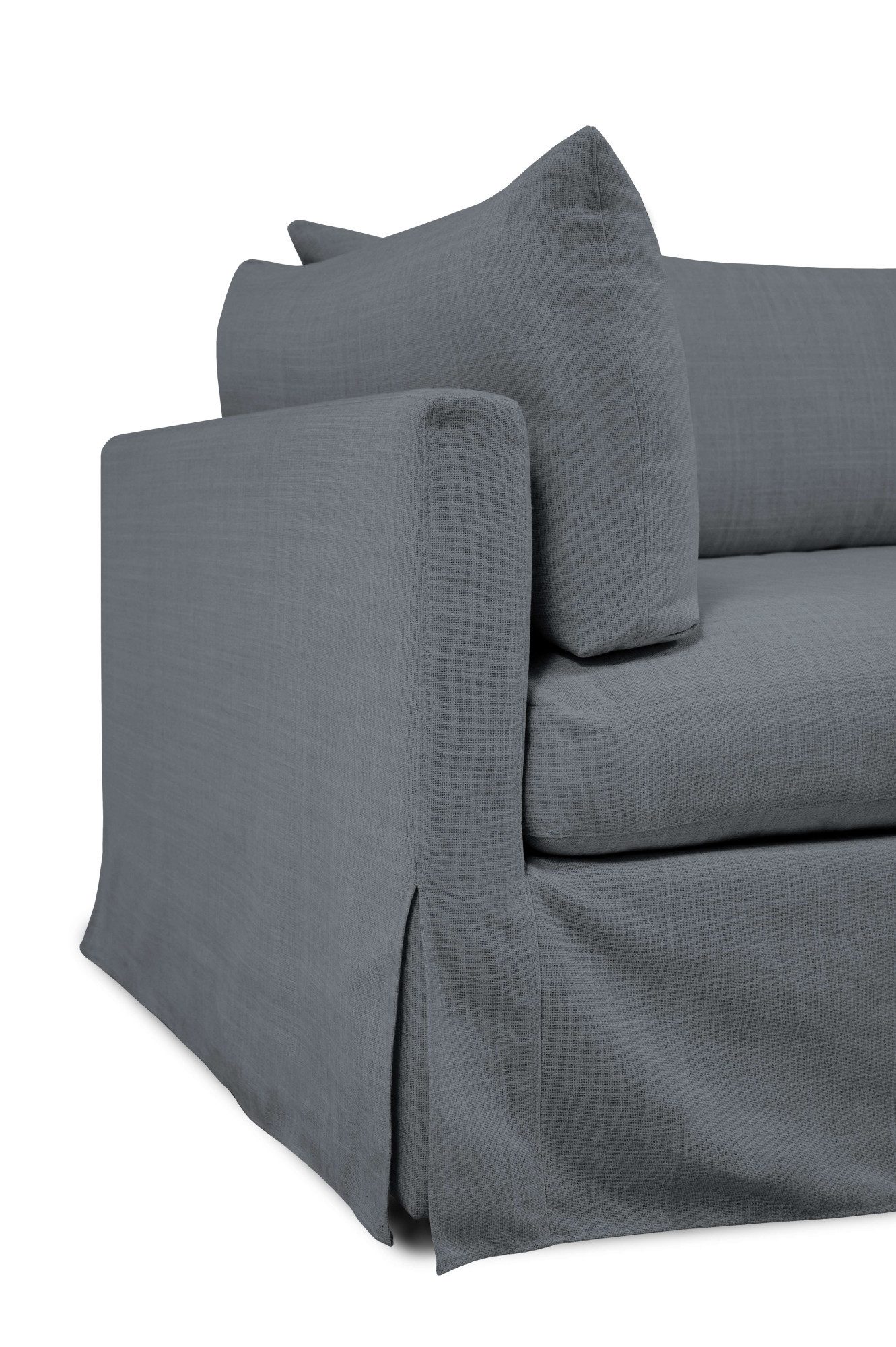 andas 3-zitsbank Joucas, Hoekbank, Breedte 244 cm extra diepe zitting, met vezelbalvulling voor meer zitcomfort (1 stuk)