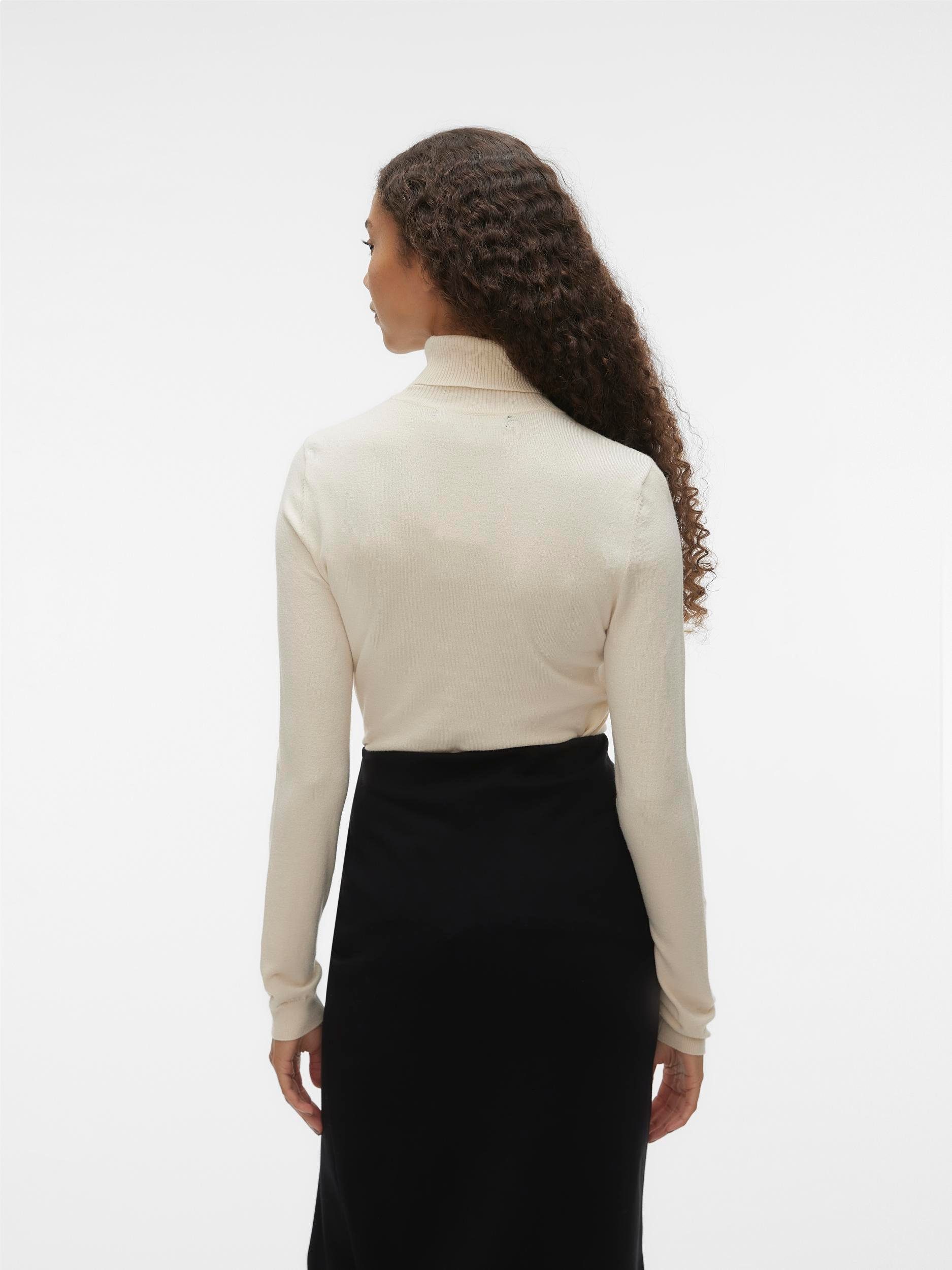 Vero Moda Coltrui VMHAPPINESS LS ROLLNK PULLOVE GA BOO REP
