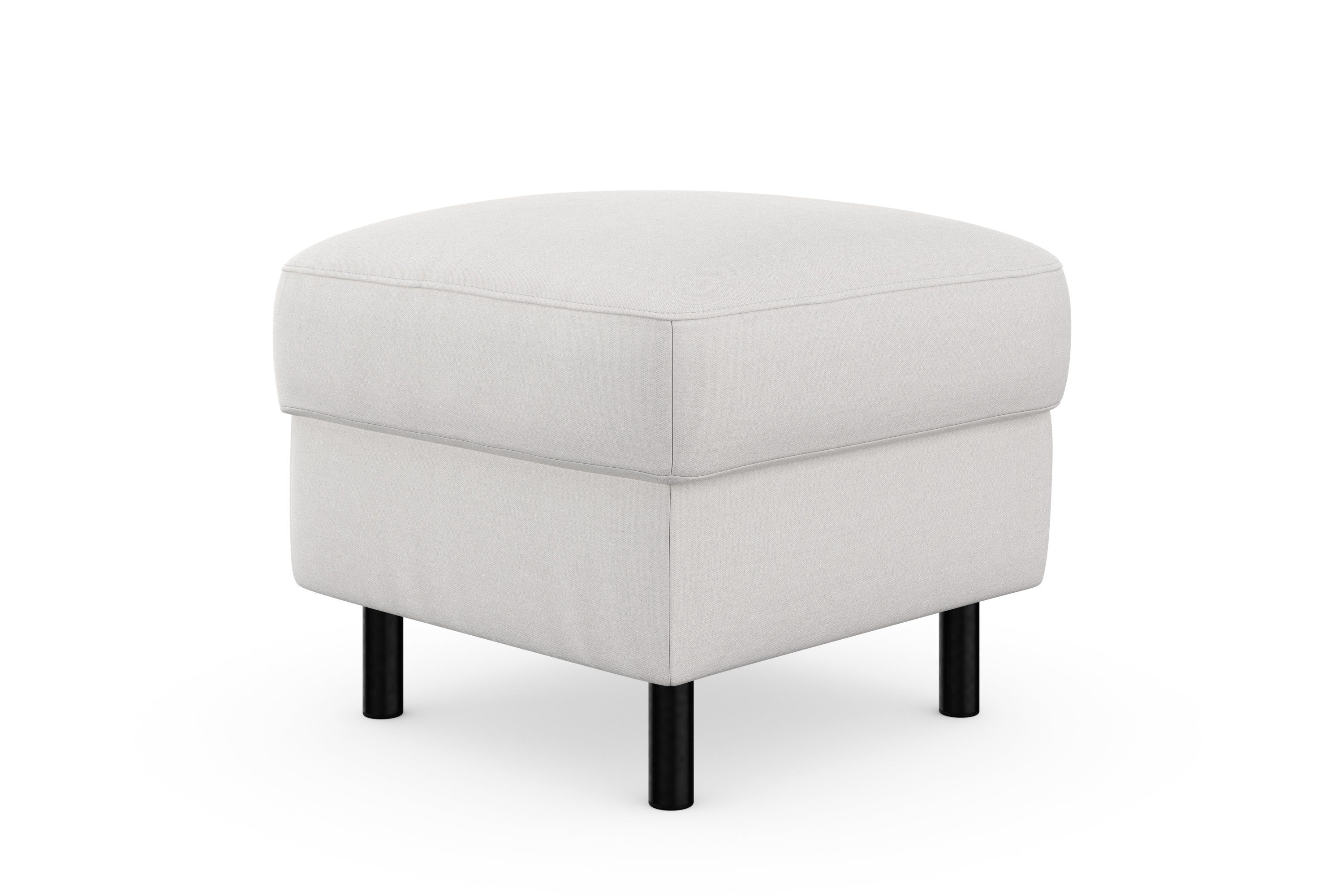sit&more Hocker met bergruimte Sinatra Zitoppervlak is afneembaar, matzwarte metalen poten