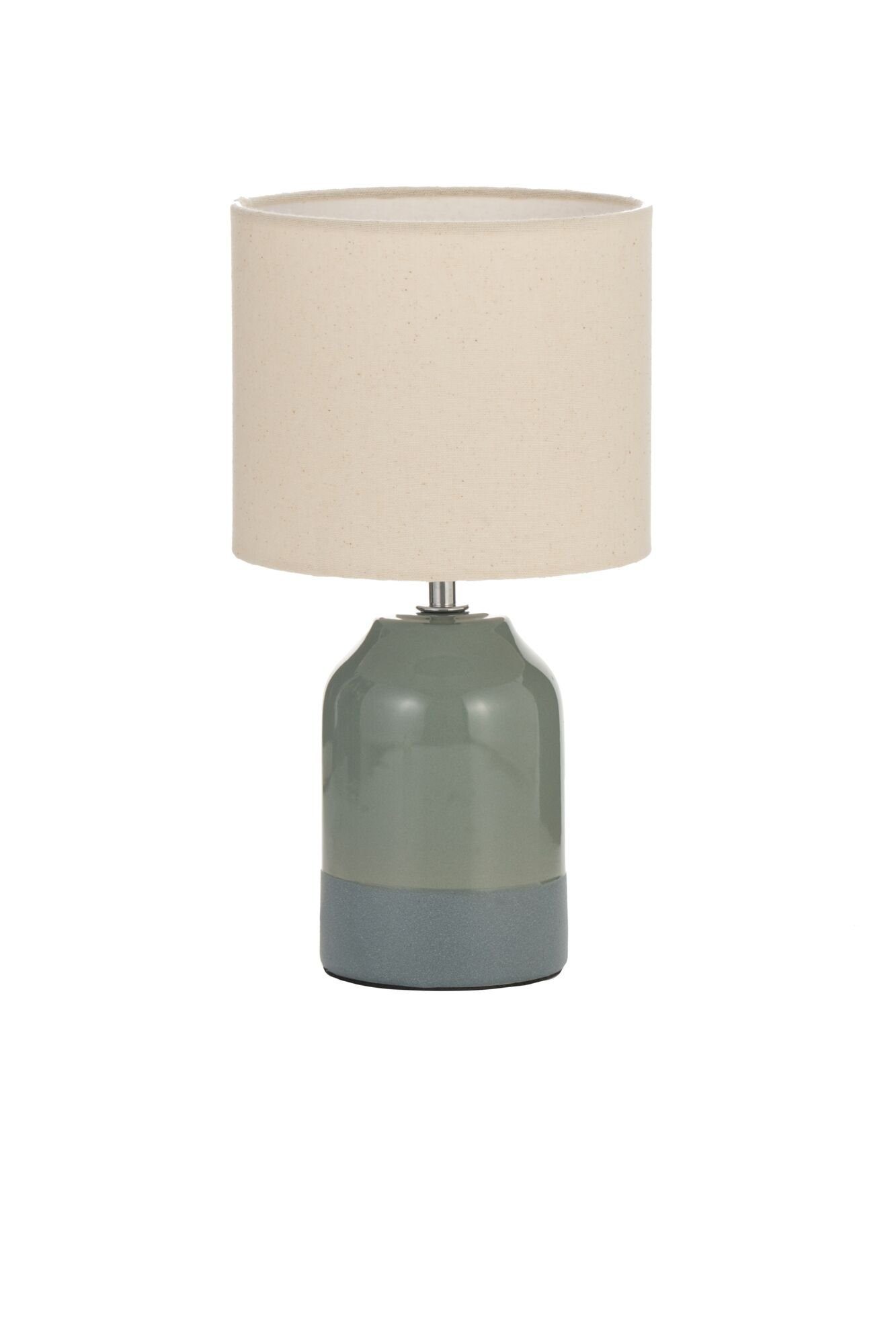 Pauleen Tafellamp Sandy Glow max. 20W 230V Stoffschirm Keramik Stoffen kap beige, wit, keramiek