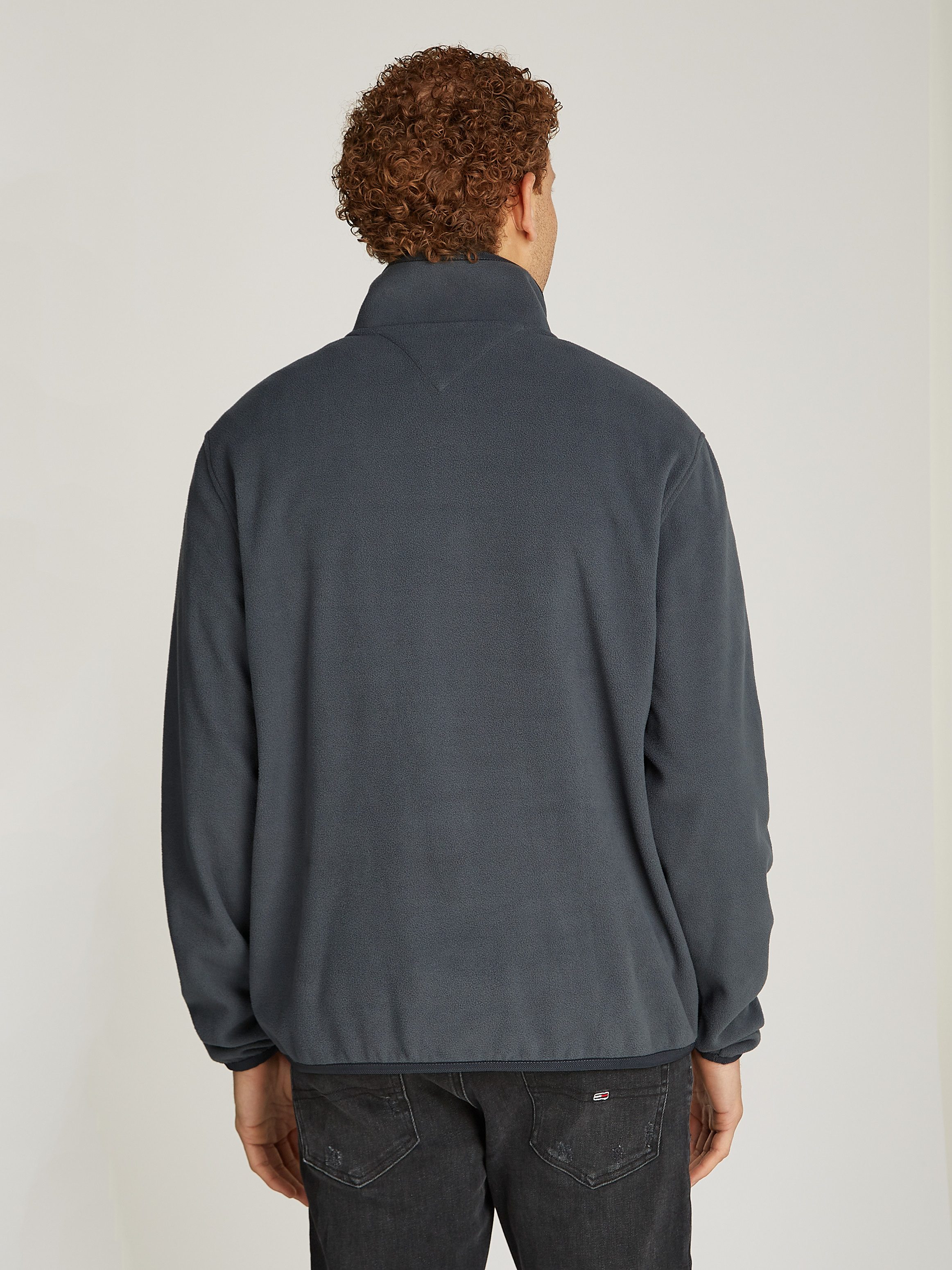 TOMMY JEANS Fleecetrui TJM REG S FLAG POLAR 1 4 ZIP