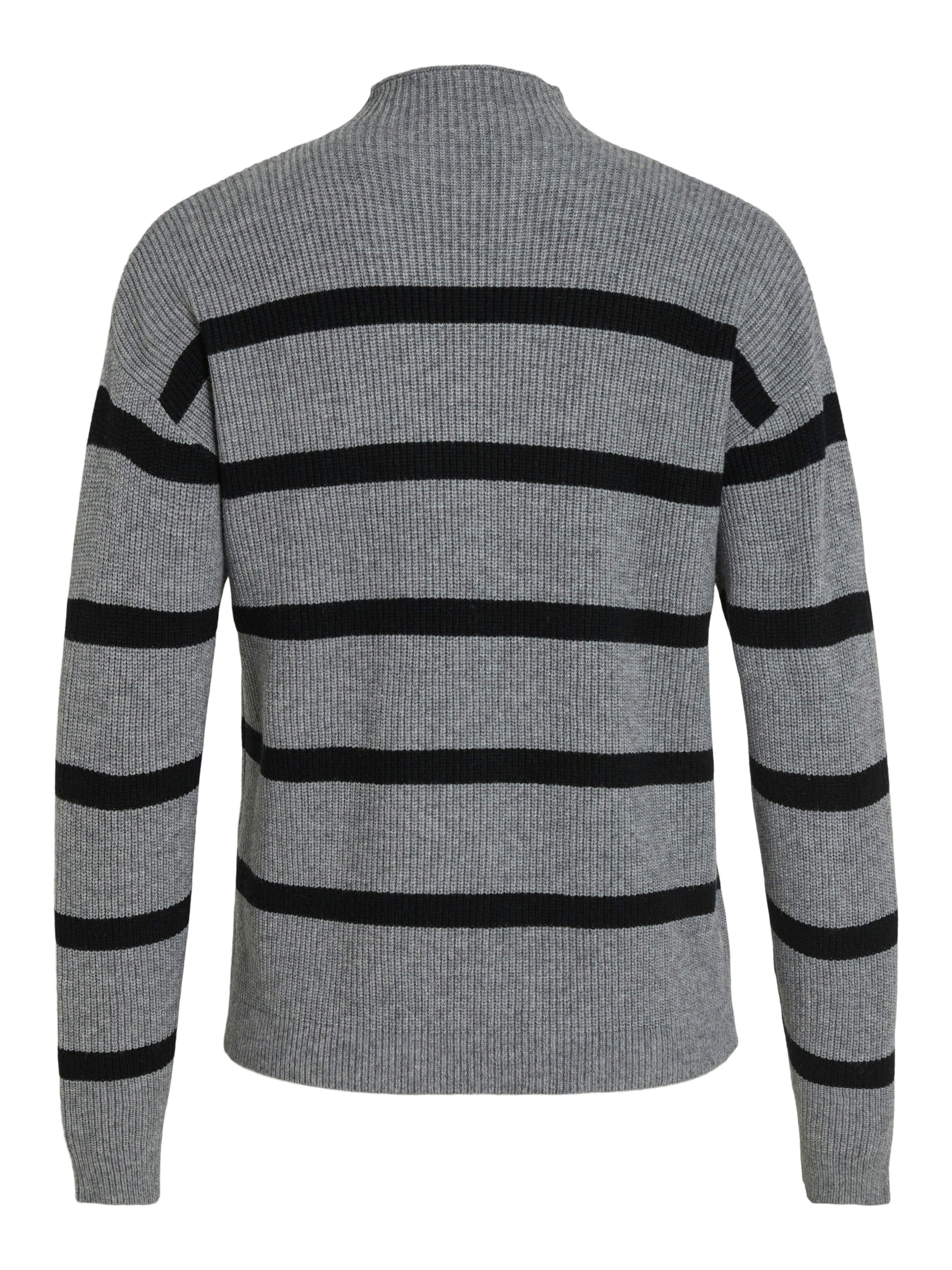 Vila Trui met staande kraag VIRIL MOCKNECK L/S KNIT RIB TOP 2- NOOS