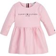 tommy hilfiger jerseyjurk baby essential dress l-s roze