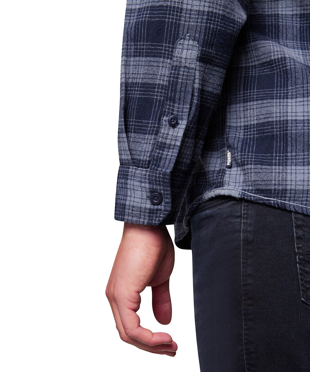 Pioneer Authentic Jeans Overhemd met lange mouwen met geruit patroon