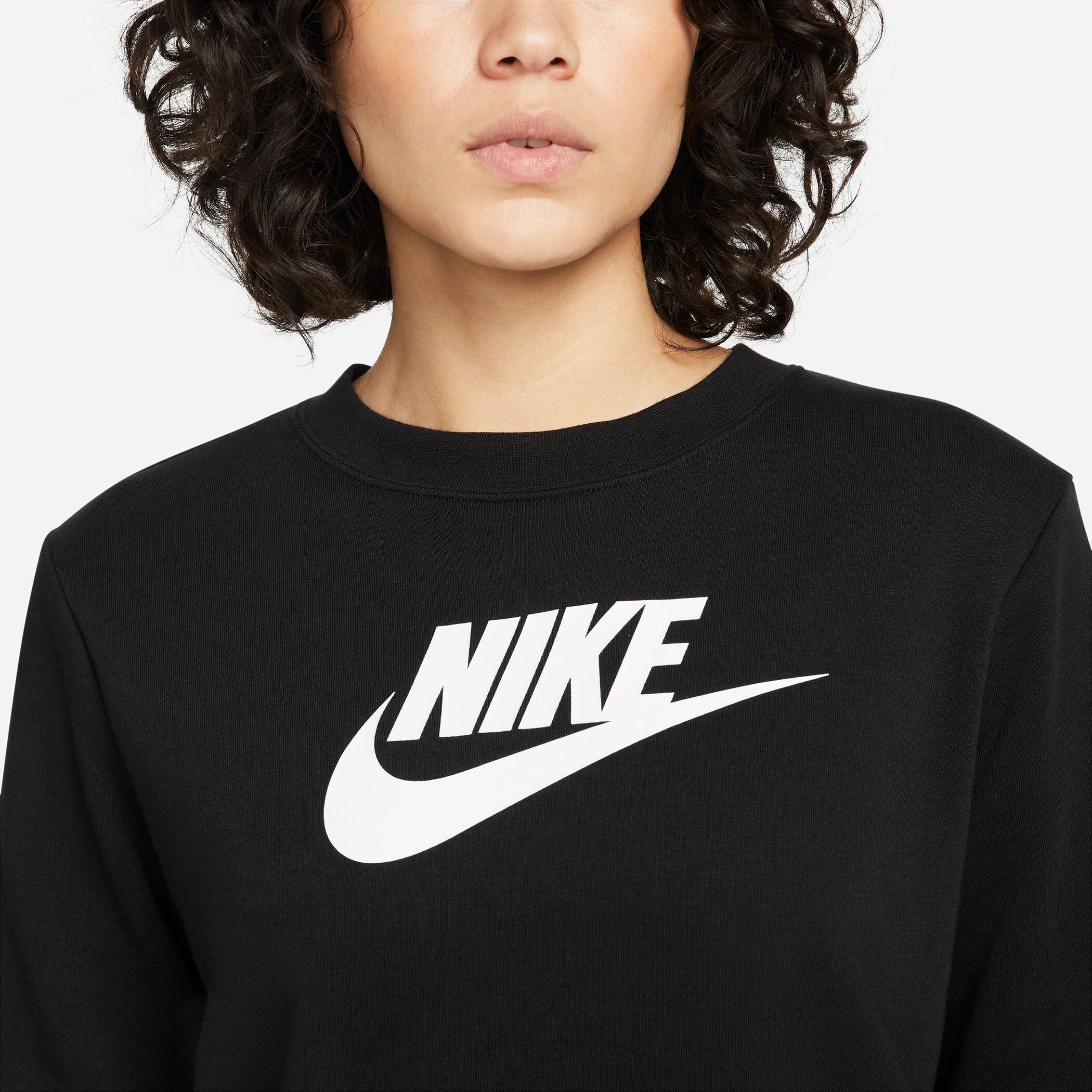 Nike Sportswear Sweatshirt Club Fleece Women's Logo Crew-Neck Sweatshirt