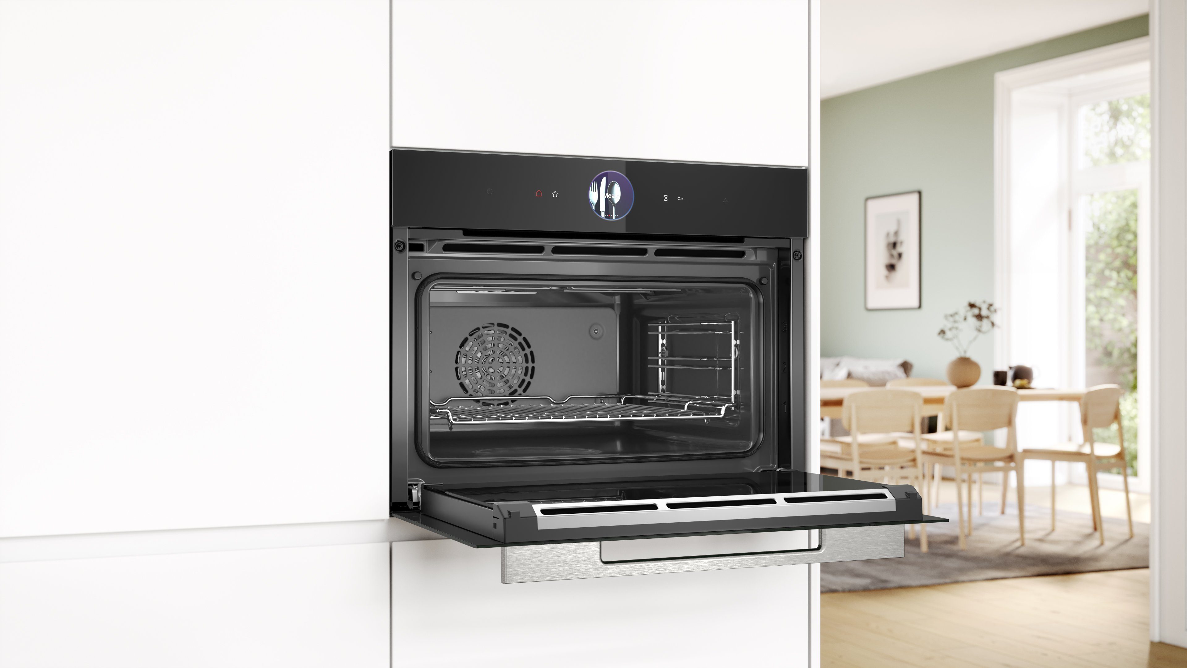 BOSCH Inbouw stoomoven CSG7361B1 AirFry-functie