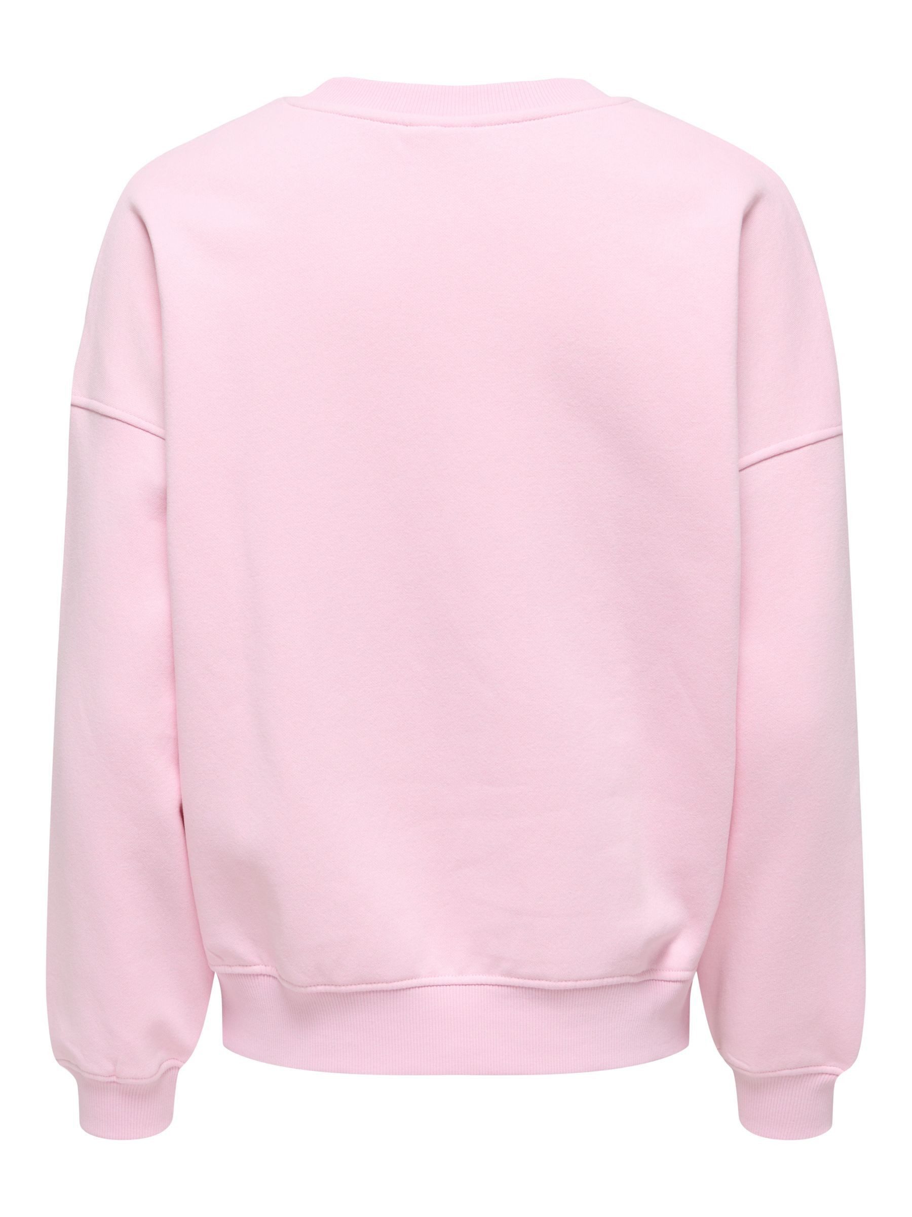 JDY Sweatshirt JDYMESA L/S O-NECK EMB SWEAT JRS NOOS
