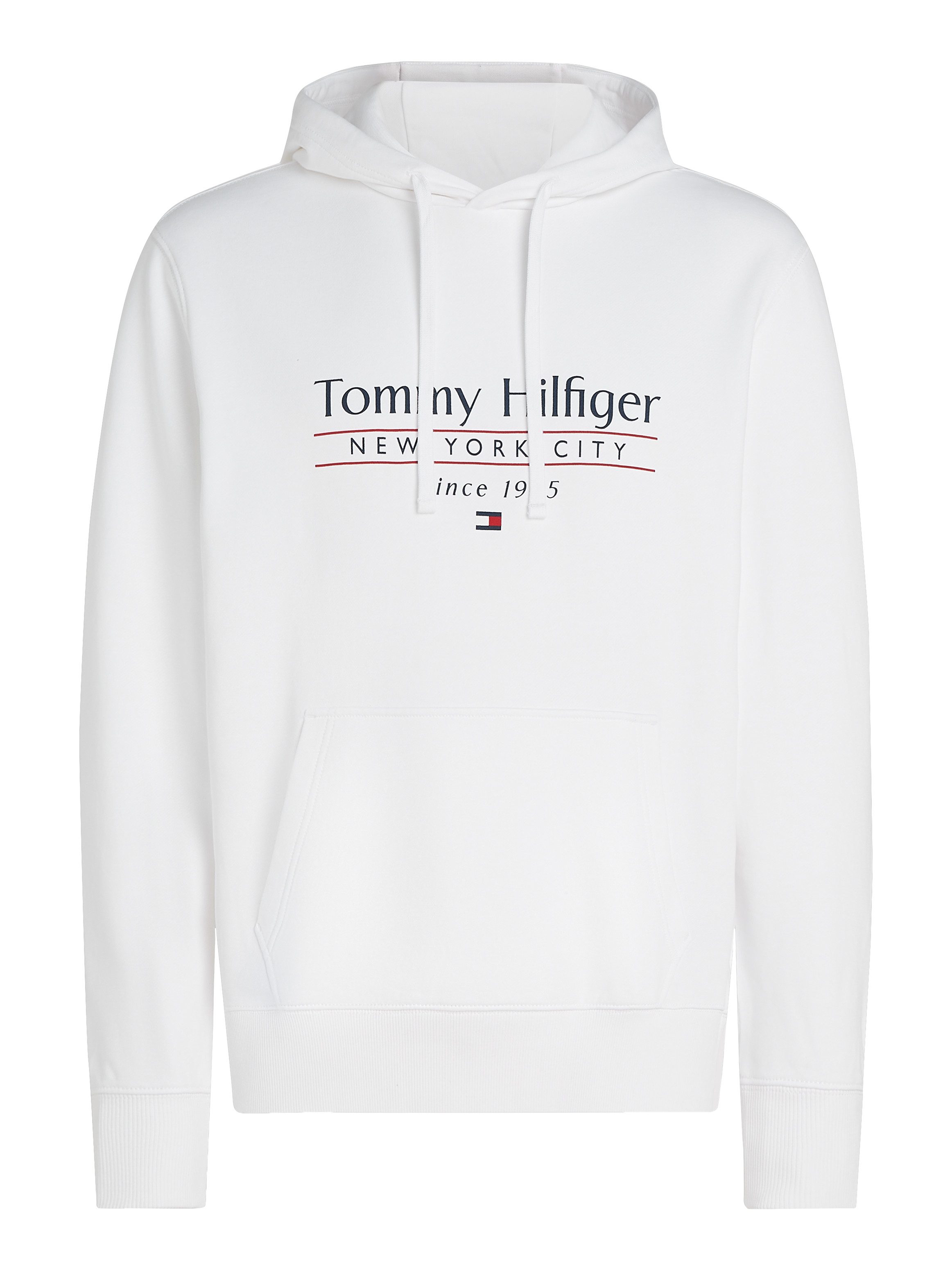 Tommy Hilfiger Hoodie HILFIGER CENTER STACK HOODY met grote meerkleurige print