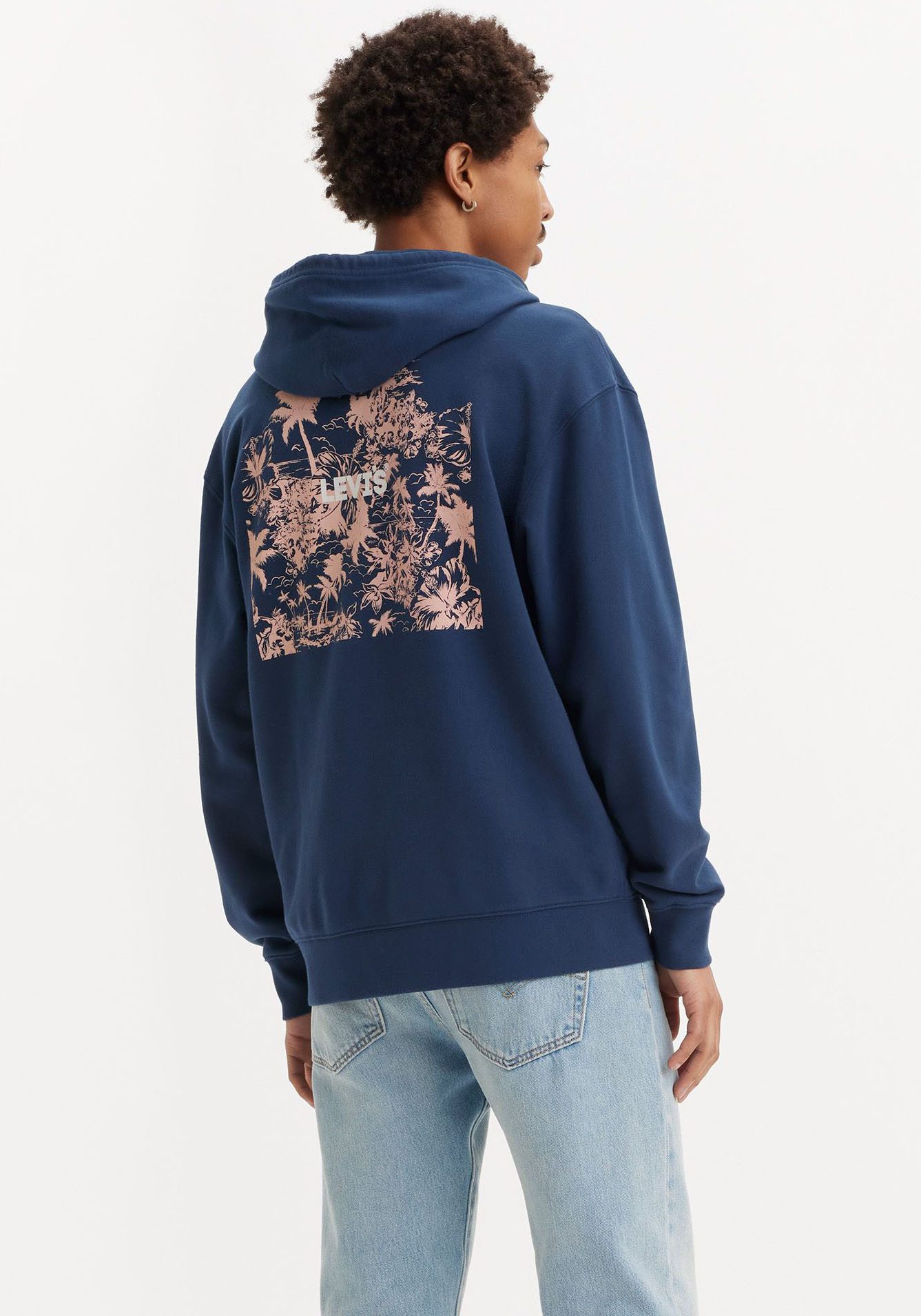Levi's® Sweatvest RELAXED GRAPHIC ZIPUP met grote print op de rug