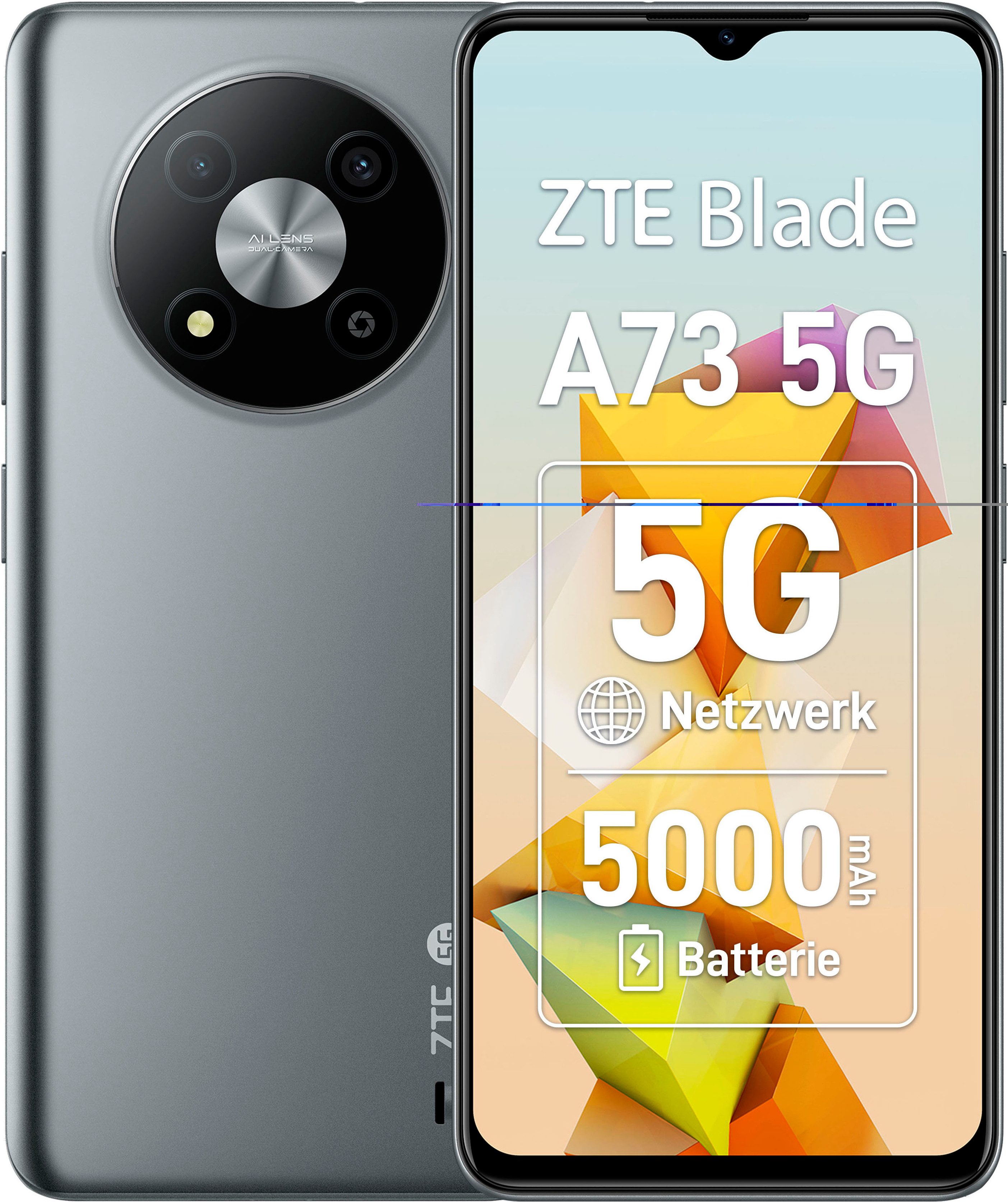 ZTE Smartphone Blade A73 5G, 128 GB