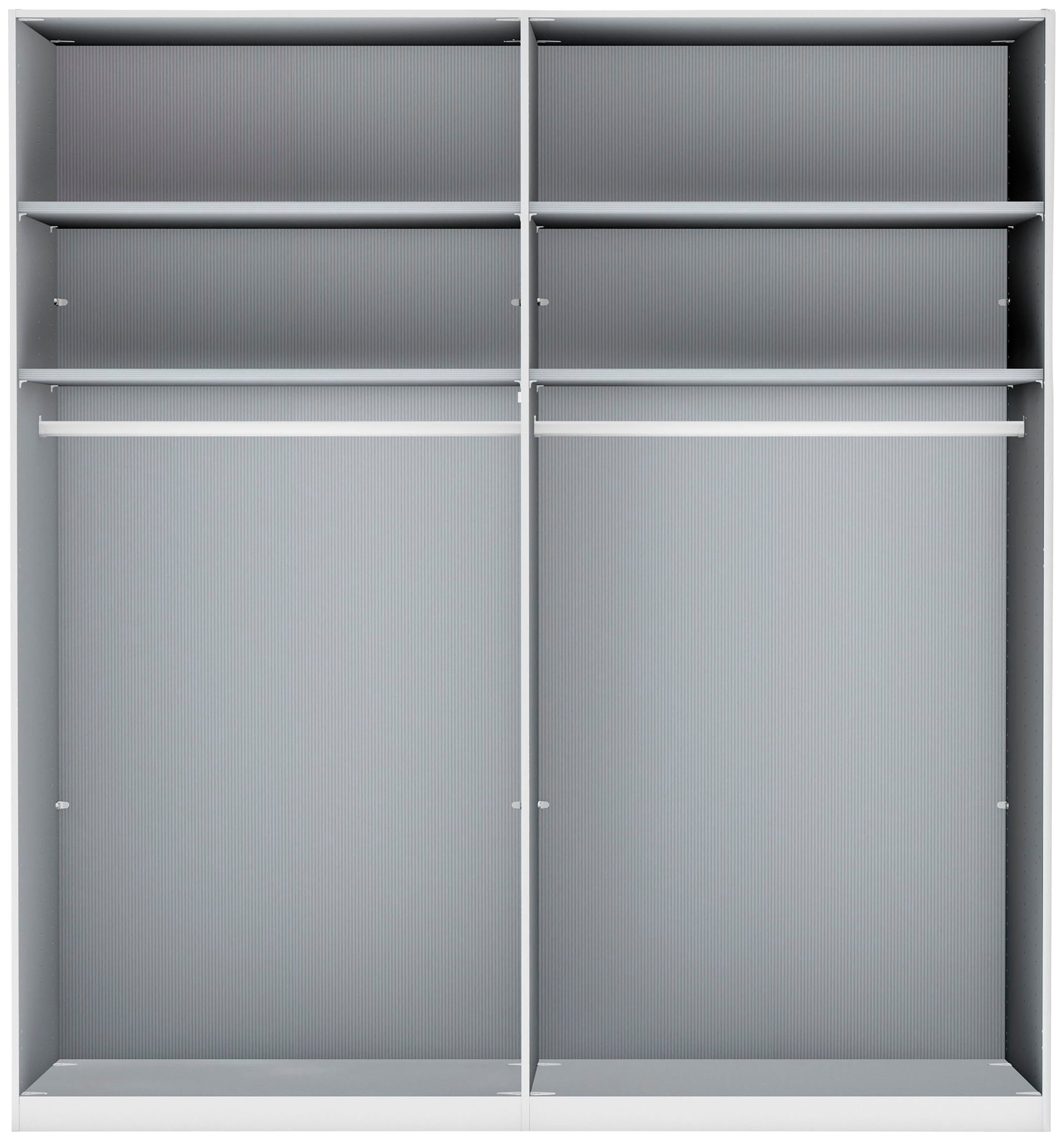 WIEMANN Draaideurkast Monaco, made in Germany, chic glazen front, in verschillende kleuren,