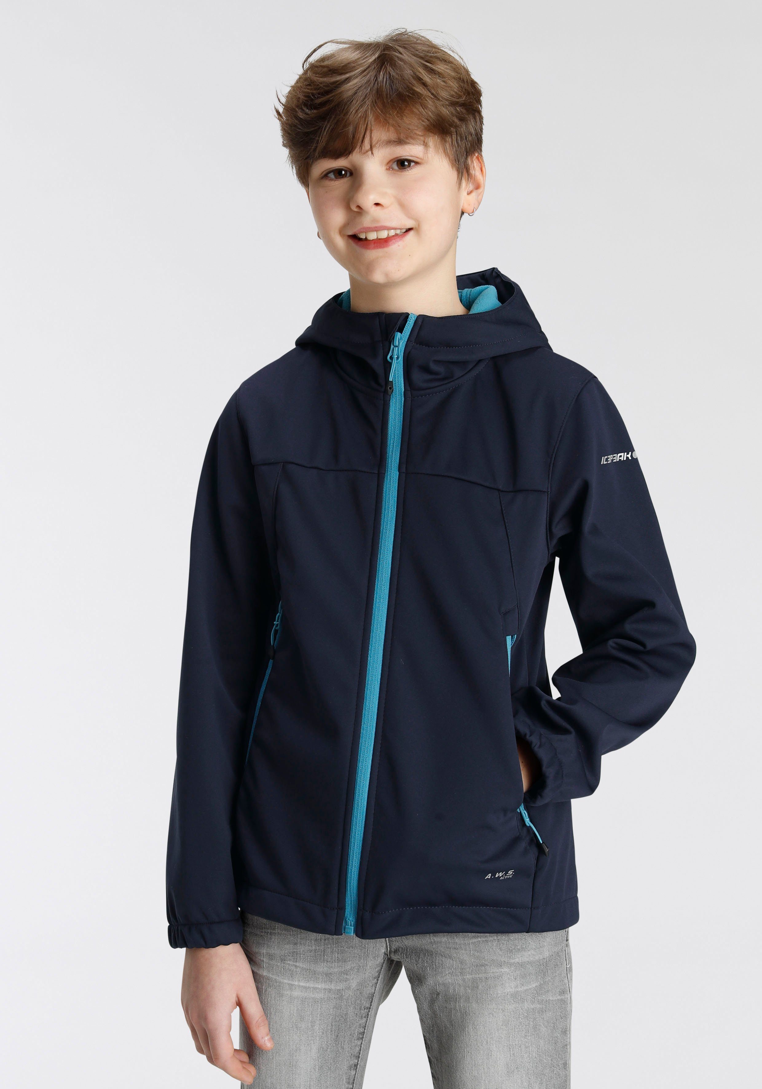 NU 25% KORTING: Icepeak Softshell-jack K SOFTSHELLJACKE KLINE (1 stuk)