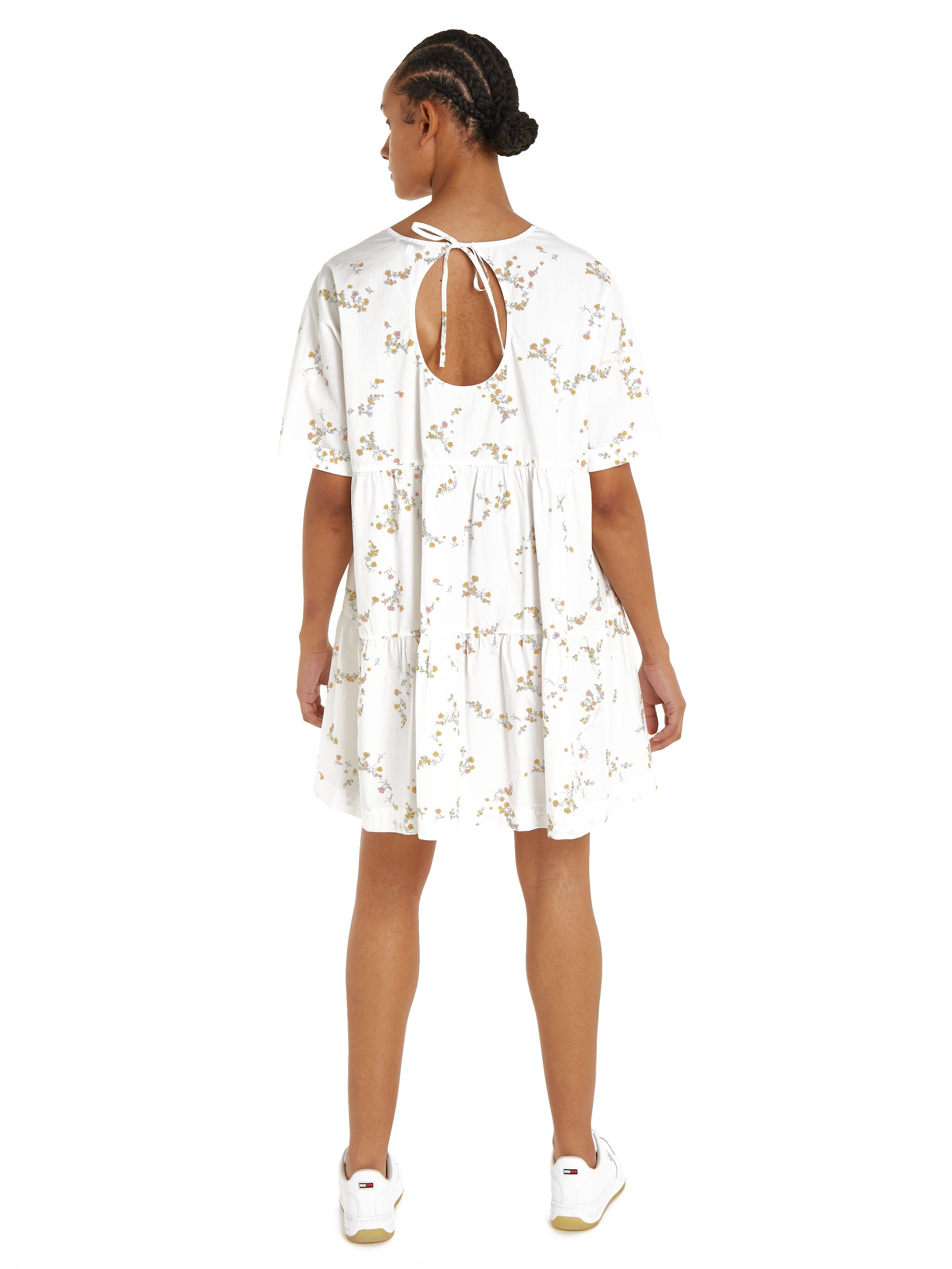TOMMY JEANS Blousejurk TJW POPLIN A-LINE SS DRESS EXT