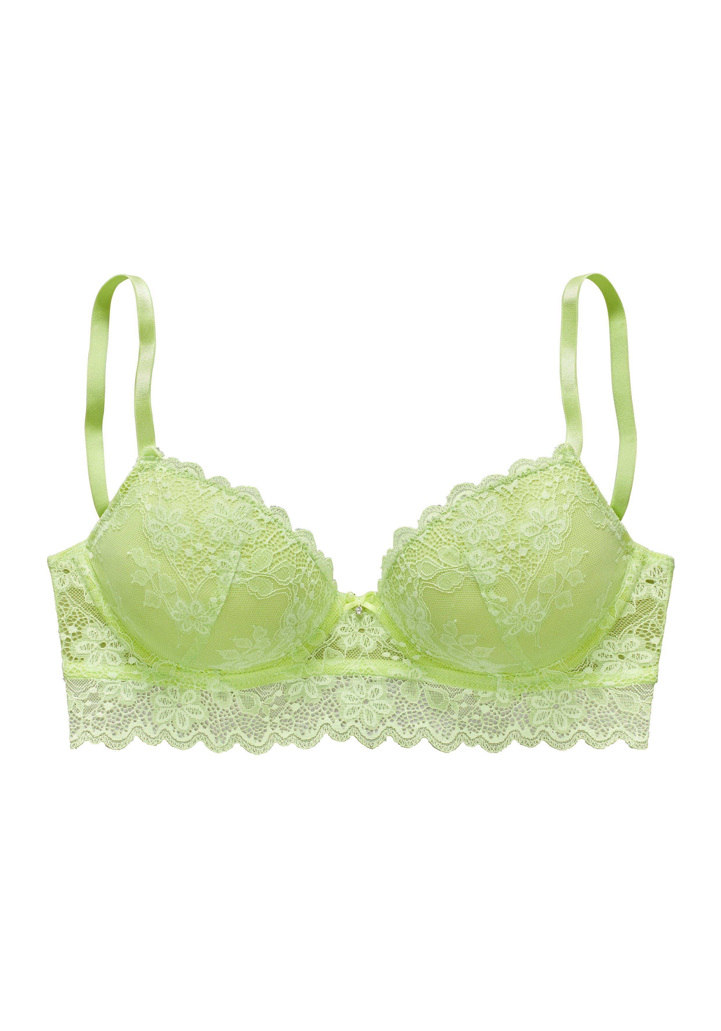 Vivance Push-up-bh van jacquardkant in lichte lange vorm sexy lingerie