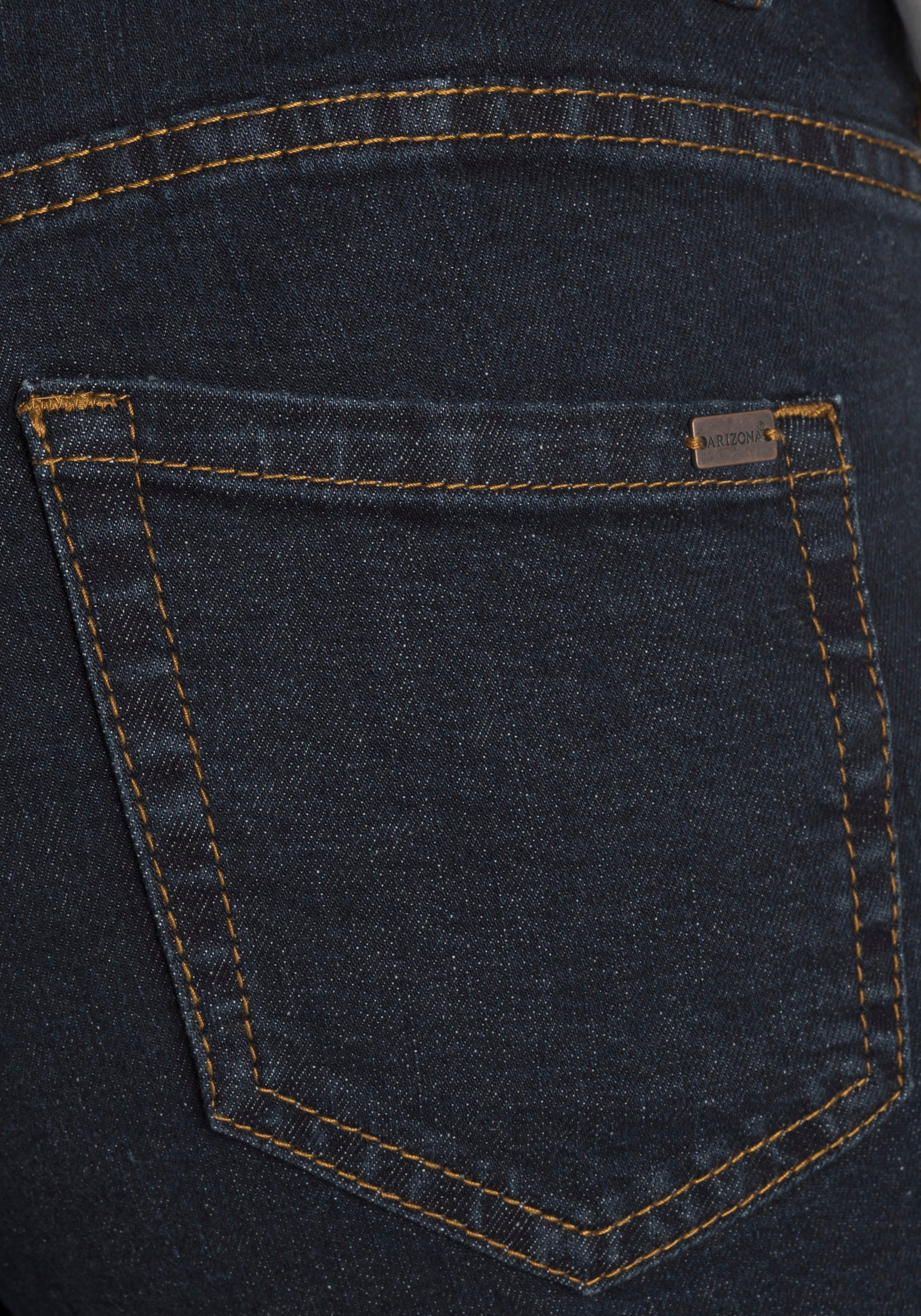 Arizona Bootcut jeans Tailleband met zij-elastiek inzet hoge taille, bootcut, met stretch, klassieke 5-pocket-stijl