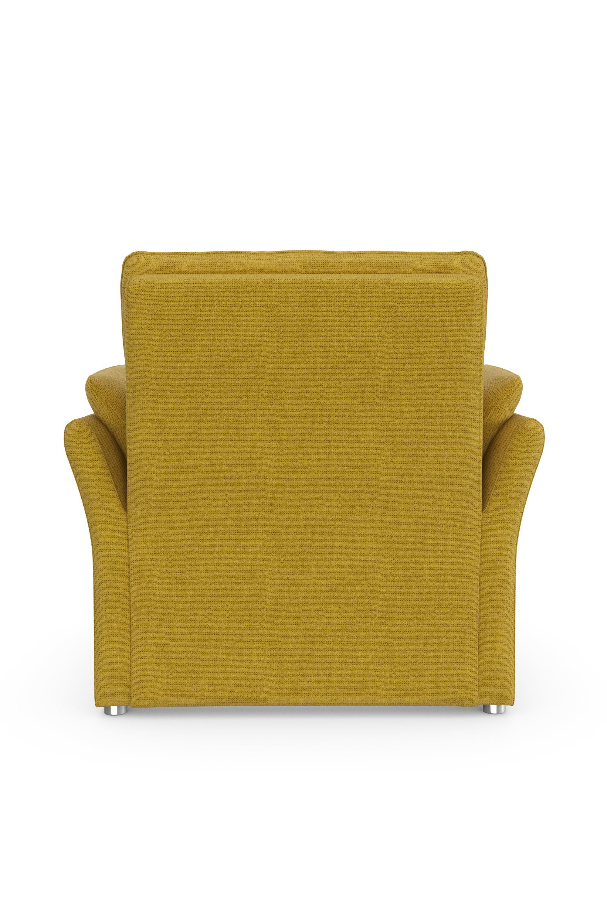 DOMO collection Fauteuil Pina elegante en tijdloze clubstoel, comfortabele cocktailsstoel
