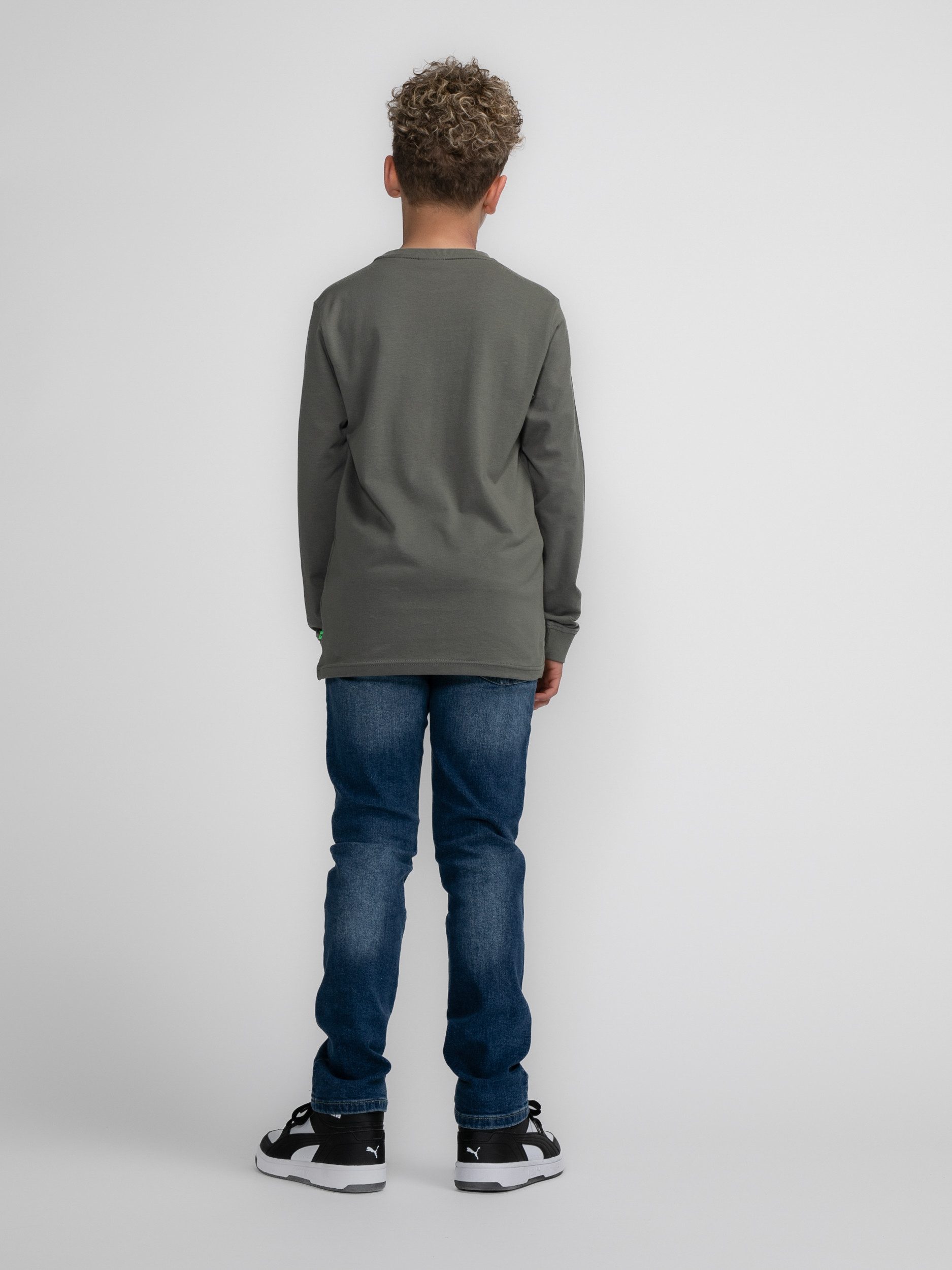 Petrol Industries Shirt met lange mouwen met reliëf op de borst