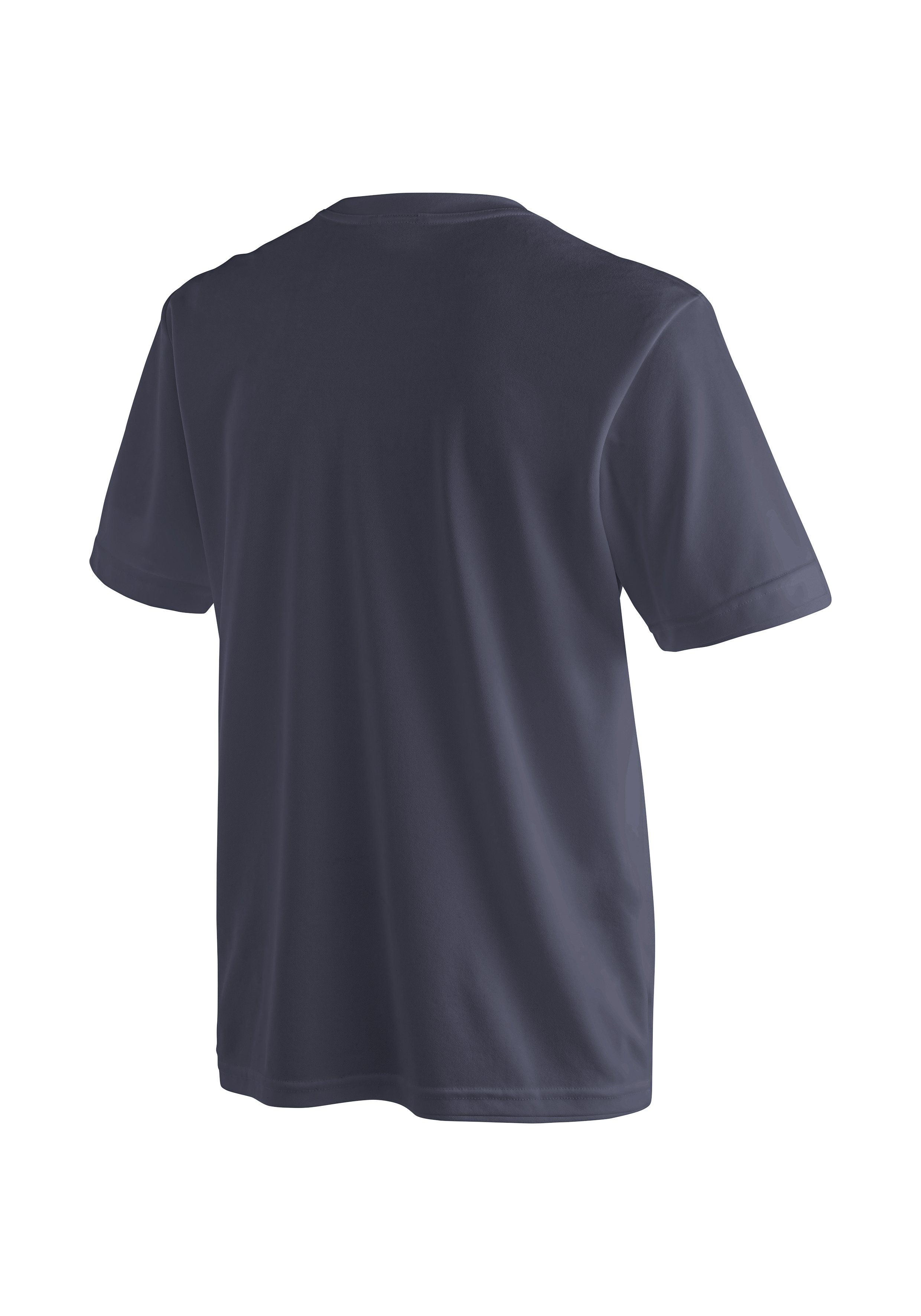 Maier Sports Functioneel shirt Walter Heren T-shirt, ronde hals pique outdoor shirt, snel drogend