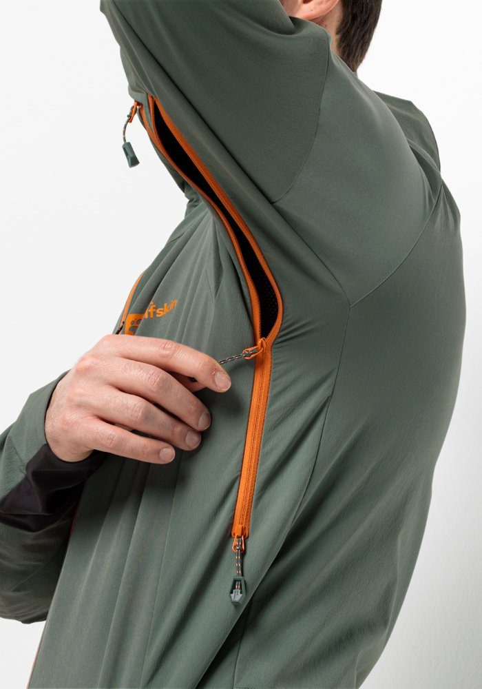 Jack Wolfskin Softshell-jack ALPSPITZE HOODY M