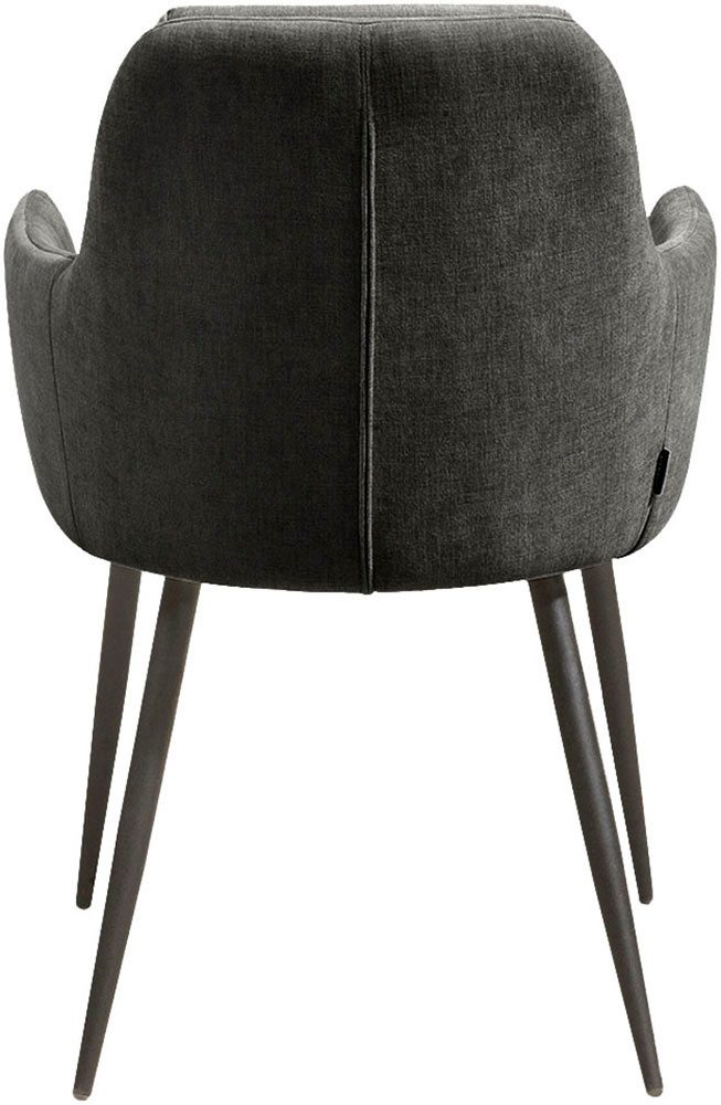 OMG Design Stoel met armleuningen DONNA Zitkuip, comfortabel gepolsterd, eetkamerstoel (set)